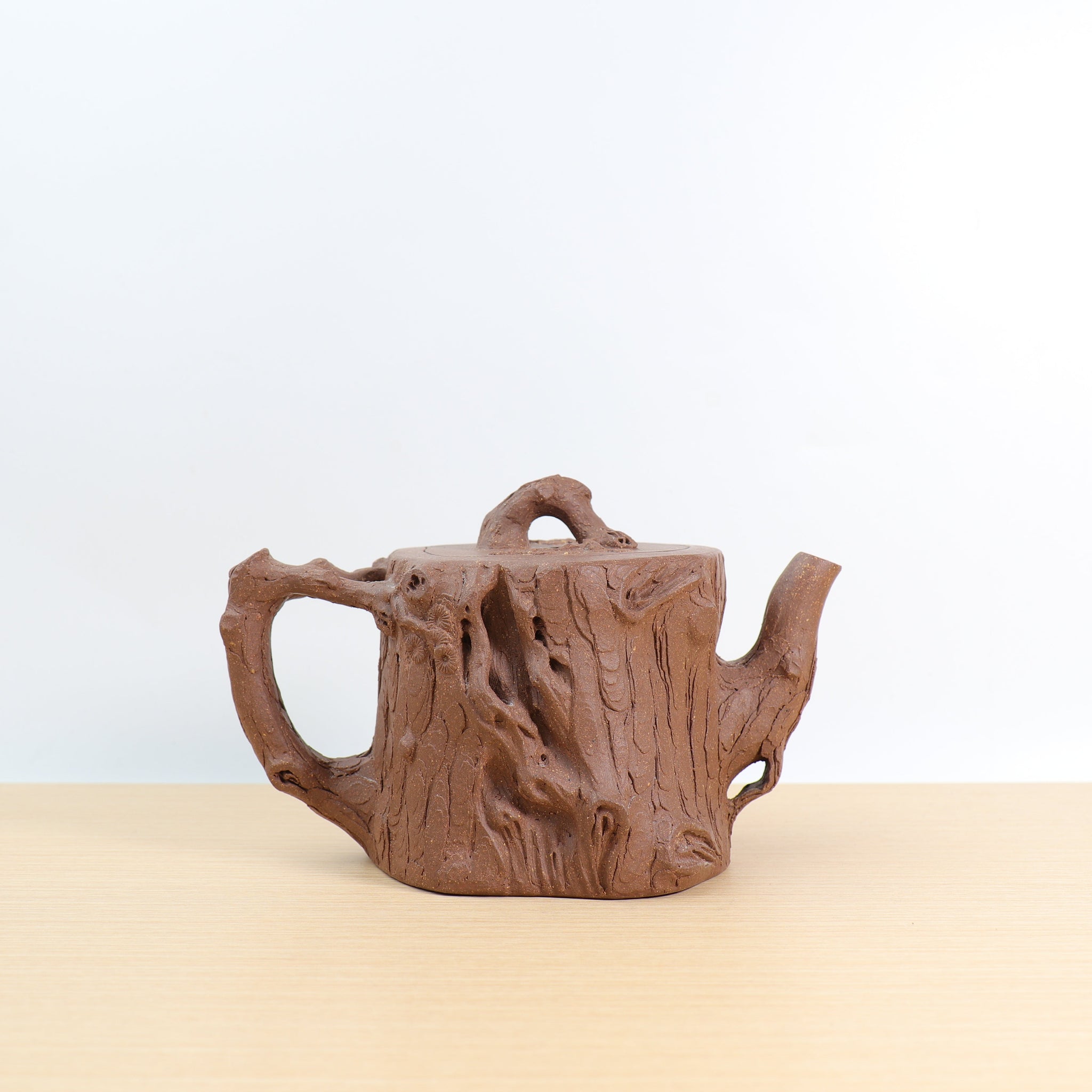 (Sold) *Autumn Reward｜Buy one get five free* [Wingyuan Songzhuan] Fully handmade raw ore stale old clay bionic purple clay teapot