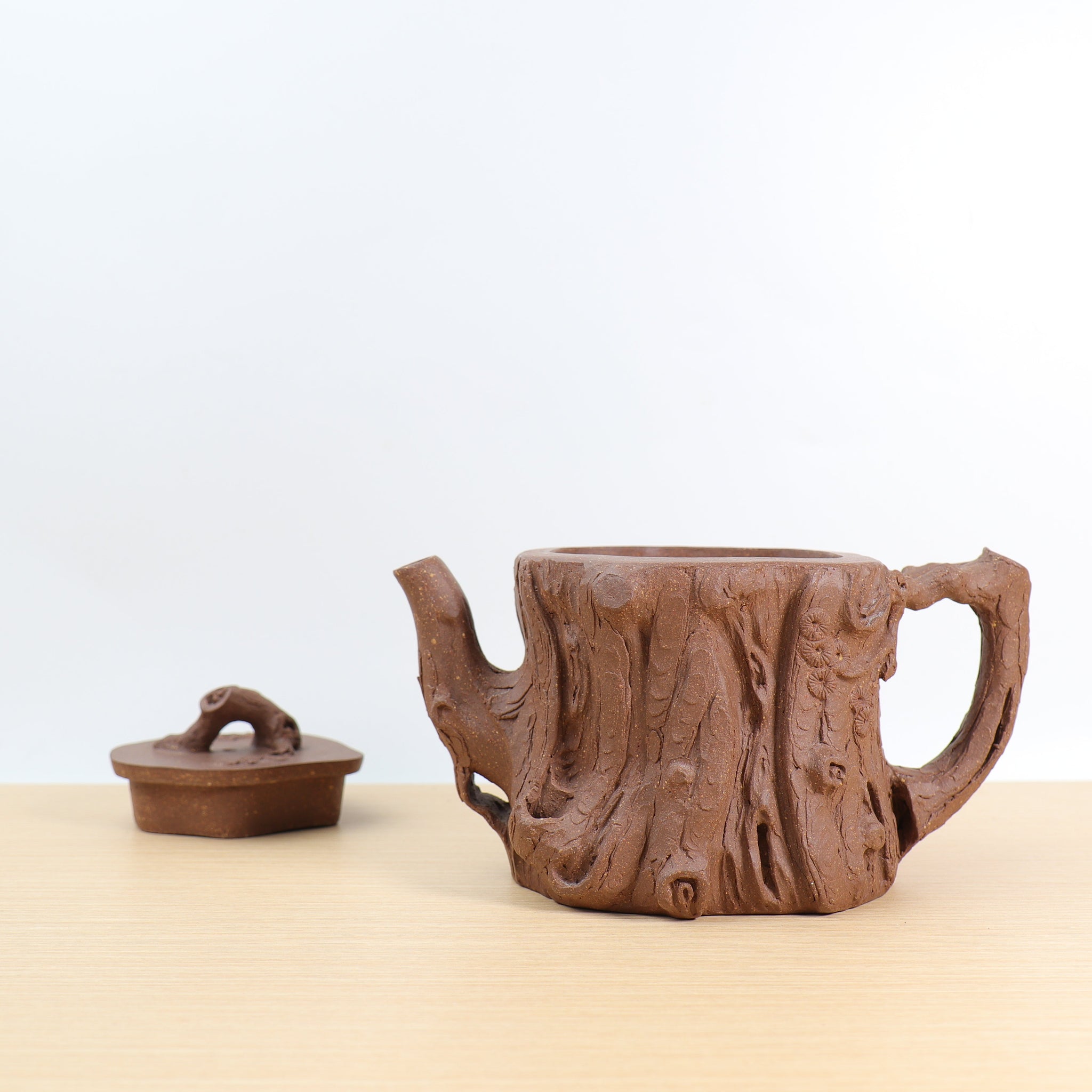 (Sold) *Autumn Reward｜Buy one get five free* [Wingyuan Songzhuan] Fully handmade raw ore stale old clay bionic purple clay teapot