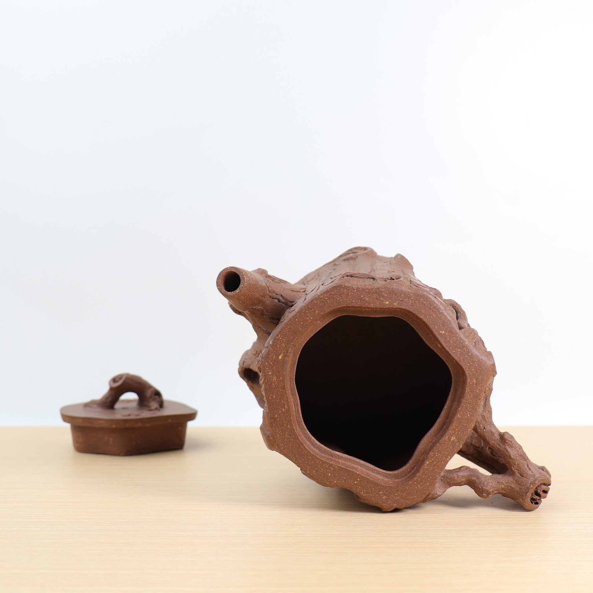 (Sold) *Autumn Reward｜Buy one get five free* [Wingyuan Songzhuan] Fully handmade raw ore stale old clay bionic purple clay teapot