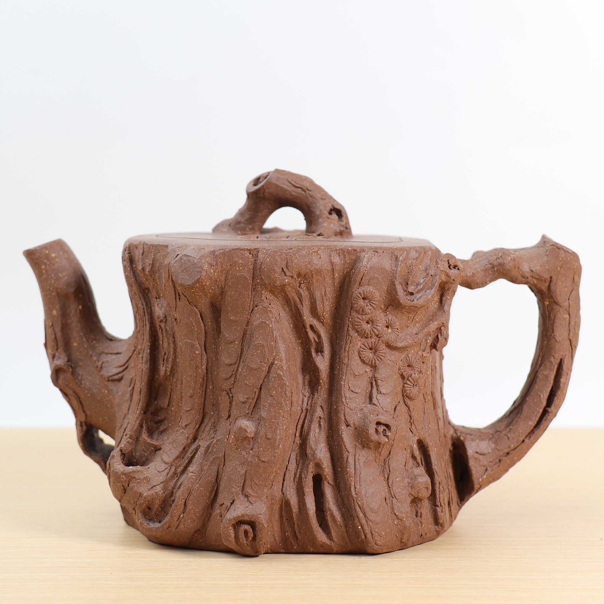 (Sold) *Autumn Reward｜Buy one get five free* [Wingyuan Songzhuan] Fully handmade raw ore stale old clay bionic purple clay teapot