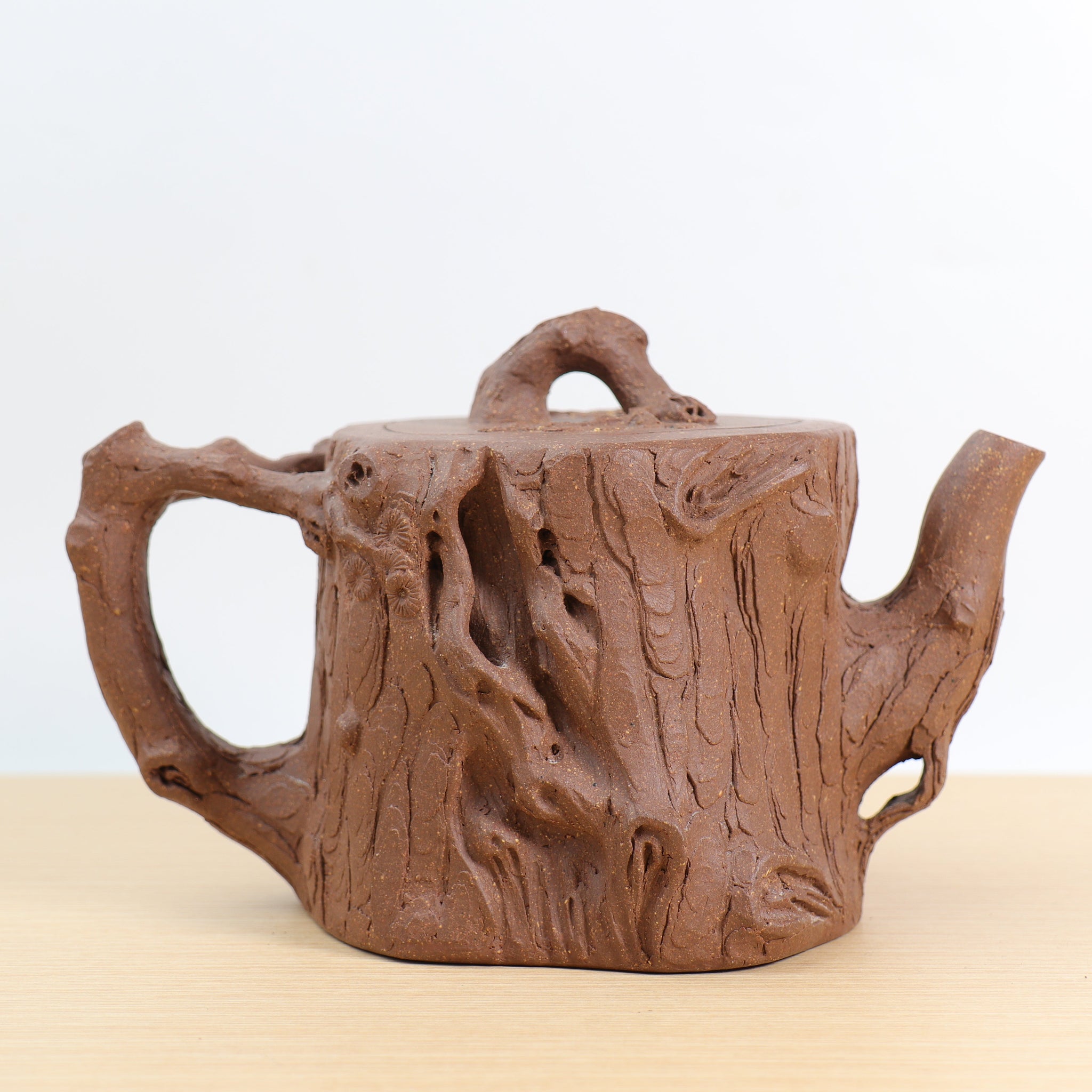 (Sold) *Autumn Reward｜Buy one get five free* [Wingyuan Songzhuan] Fully handmade raw ore stale old clay bionic purple clay teapot