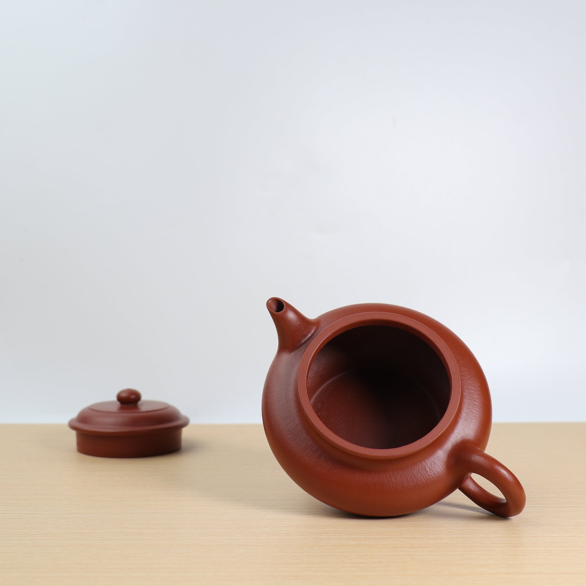 *Autumn reward｜Buy one get five free* [Virtual Flat Pot] Fully handmade original mine small coal kiln red mud classic purple clay teapot