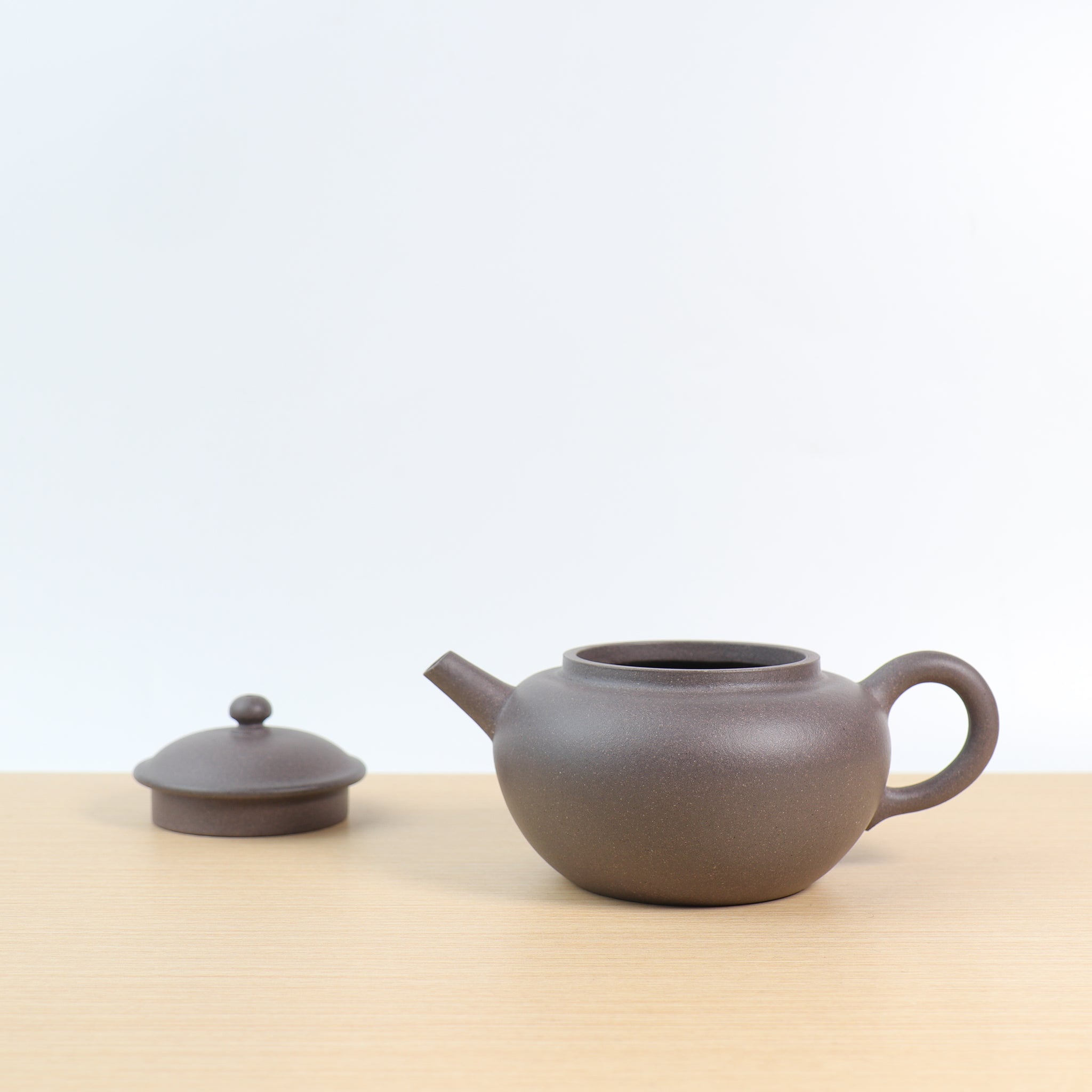 *New Product* [Diaolian] Fully handmade raw mineral green, gray, sand and mud purple clay teapot