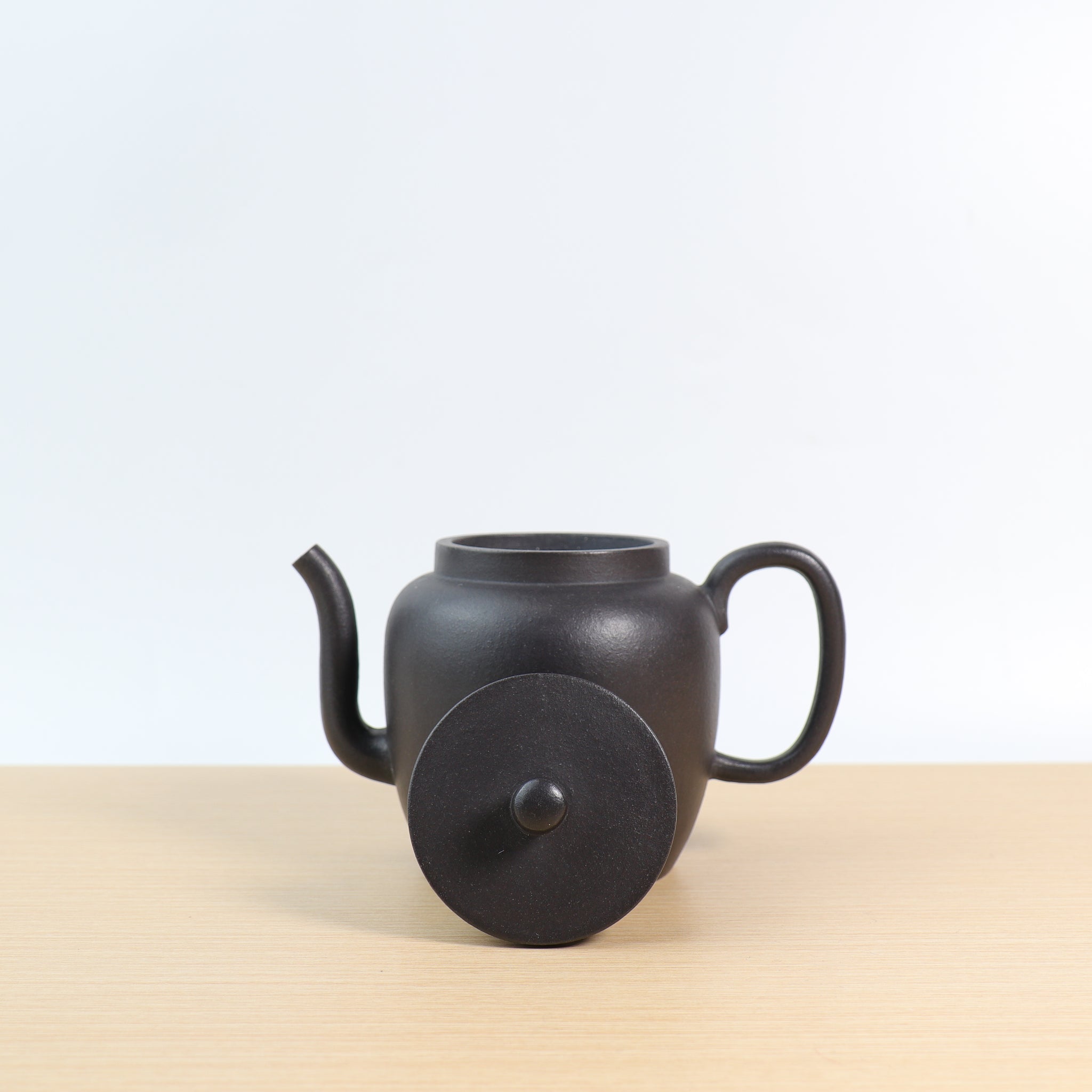 (Sold) *New Product* [Gaozhi Pot] Fully handmade original black mud imitation ancient purple sand teapot