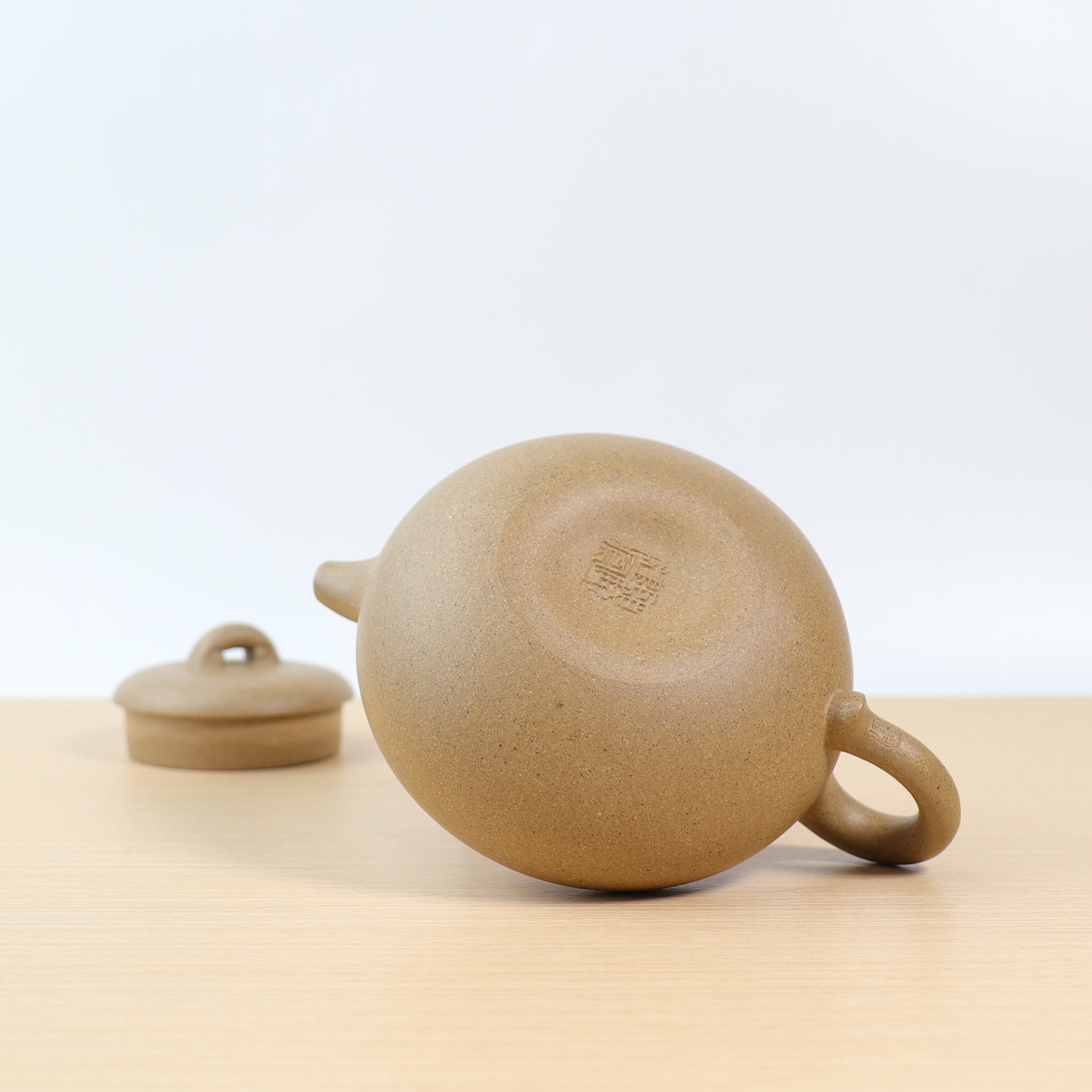 [Yulu] Fully handmade raw ore clay purple sand teapot