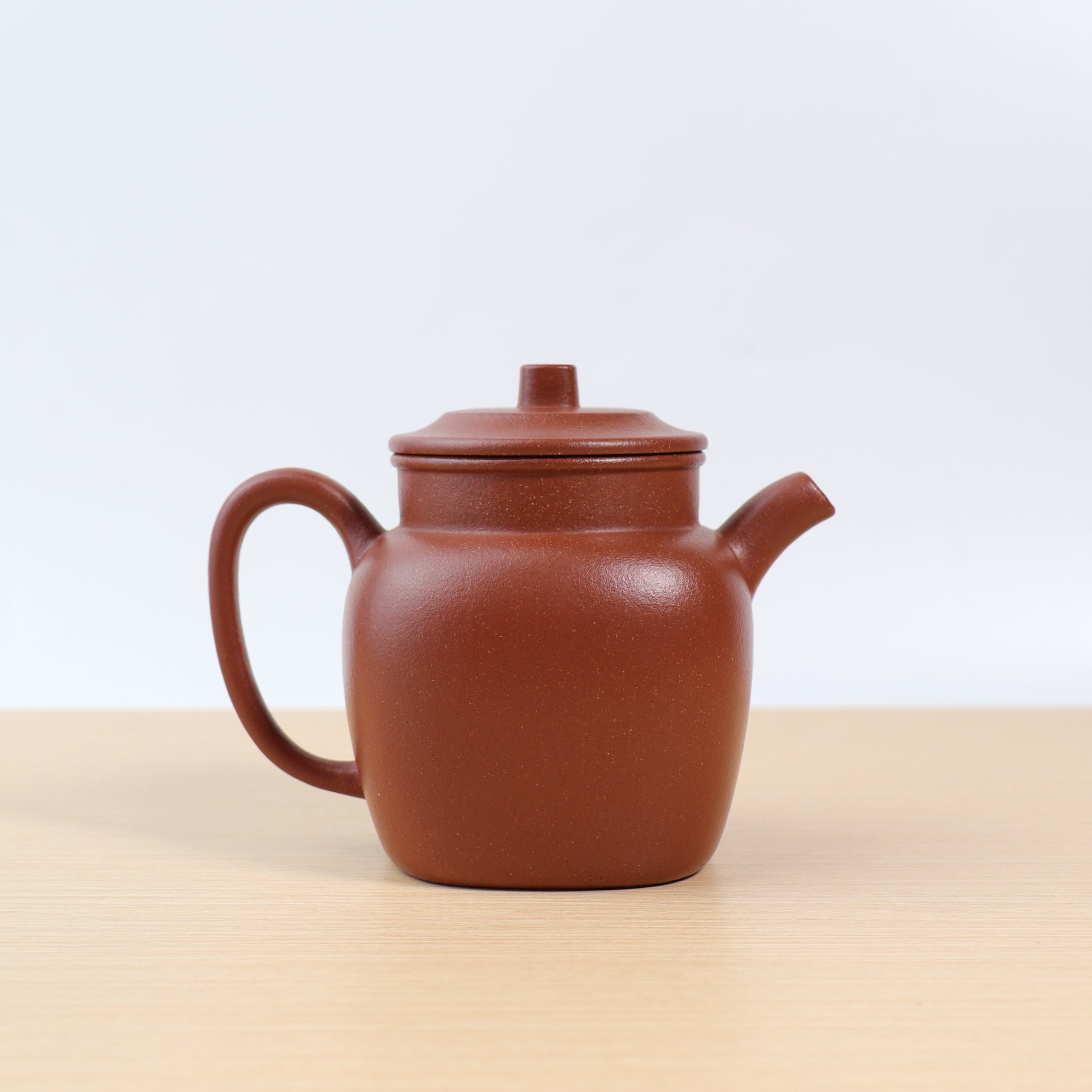 （已售出）*新品*【方槌】全手工原礦紅降坡泥紫砂茶壺