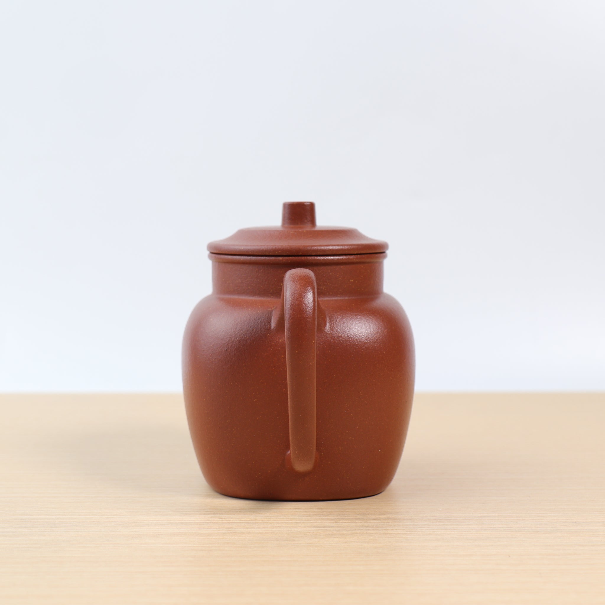 (Sold) *New Product* [Square Hammer] Fully handmade raw ore red slope mud purple clay teapot