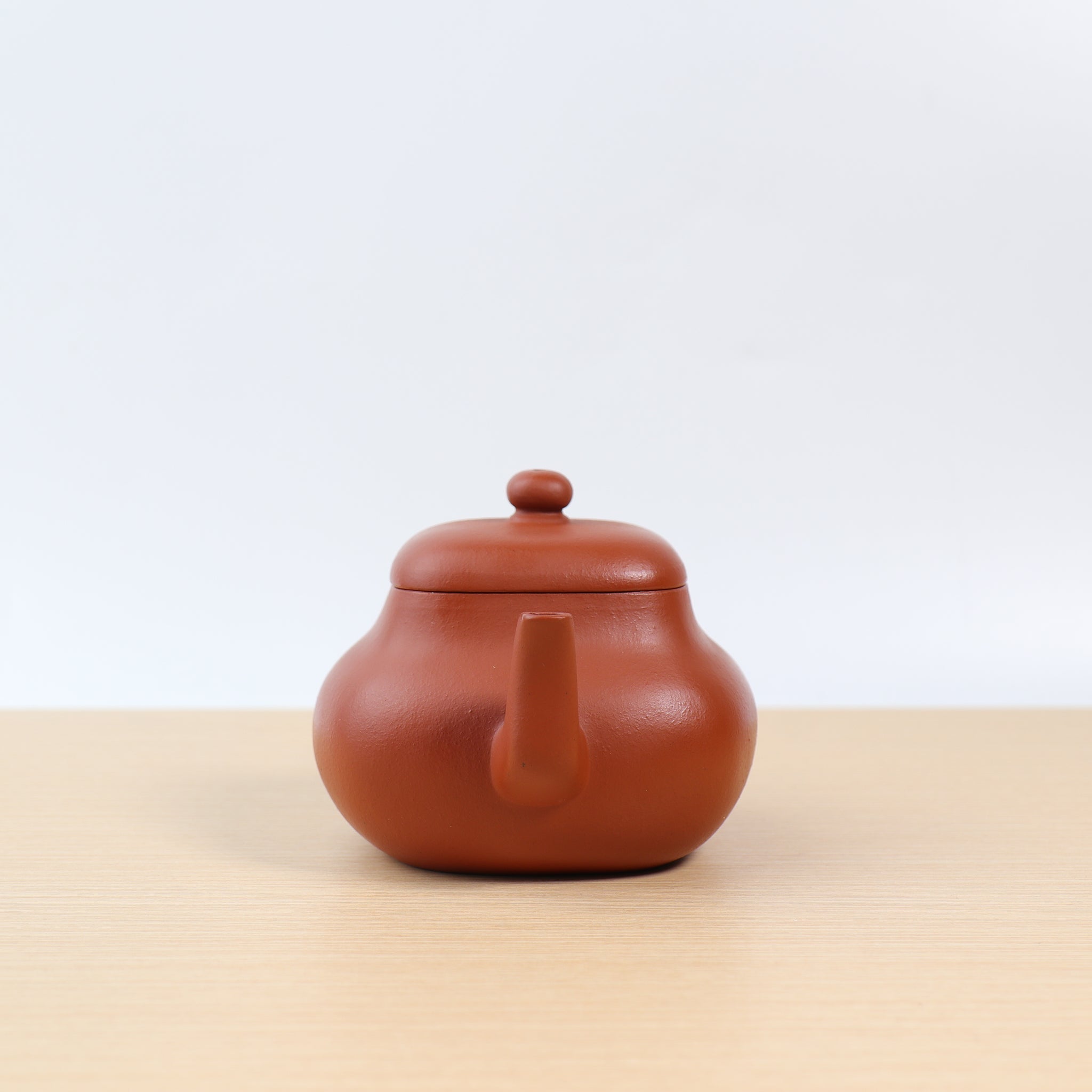 (Sold) *New Product* [Sifang Junde] Fully handmade raw ore raw sand cinnabar mud purple sand teapot