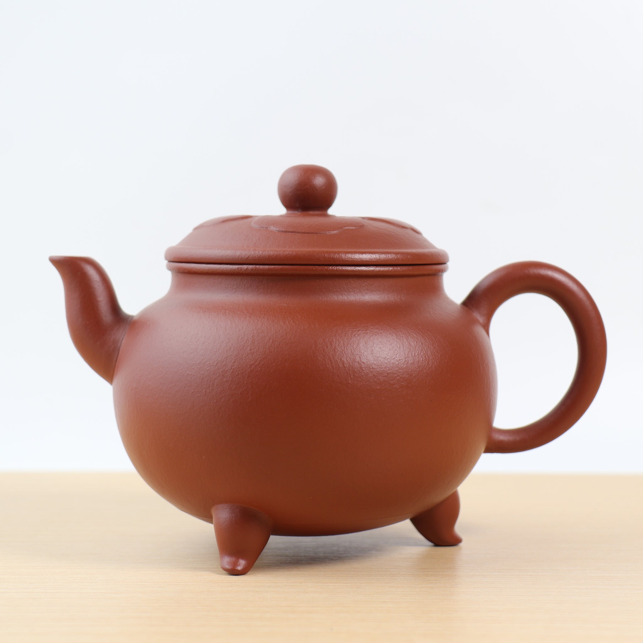 (Sold) *New Product* [Dabin Ruyi] Fully handmade raw ore Dahongpao purple sand teapot