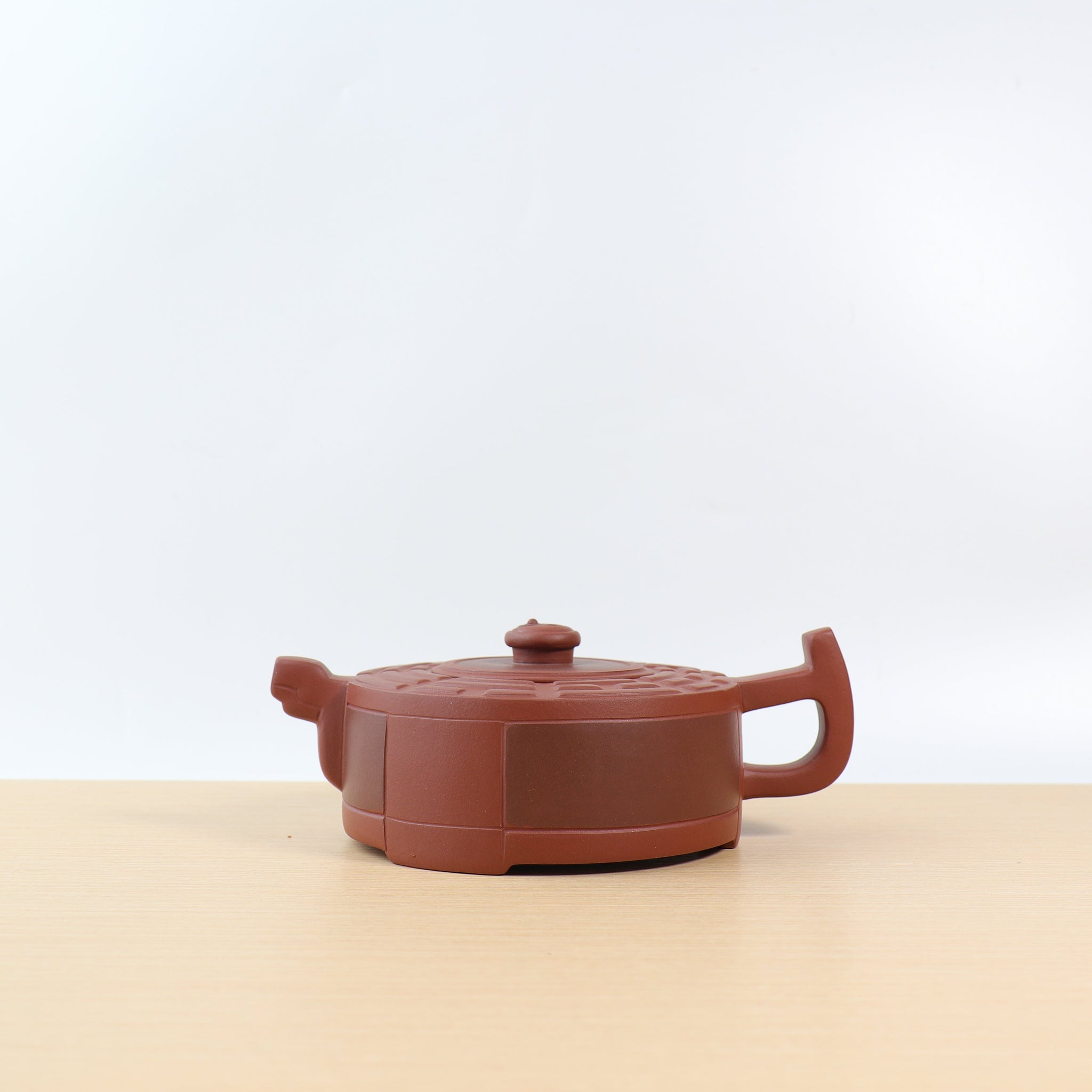 *Autumn Reward｜Buy one get five free* [Bagua] Clear cement carved purple sand teapot