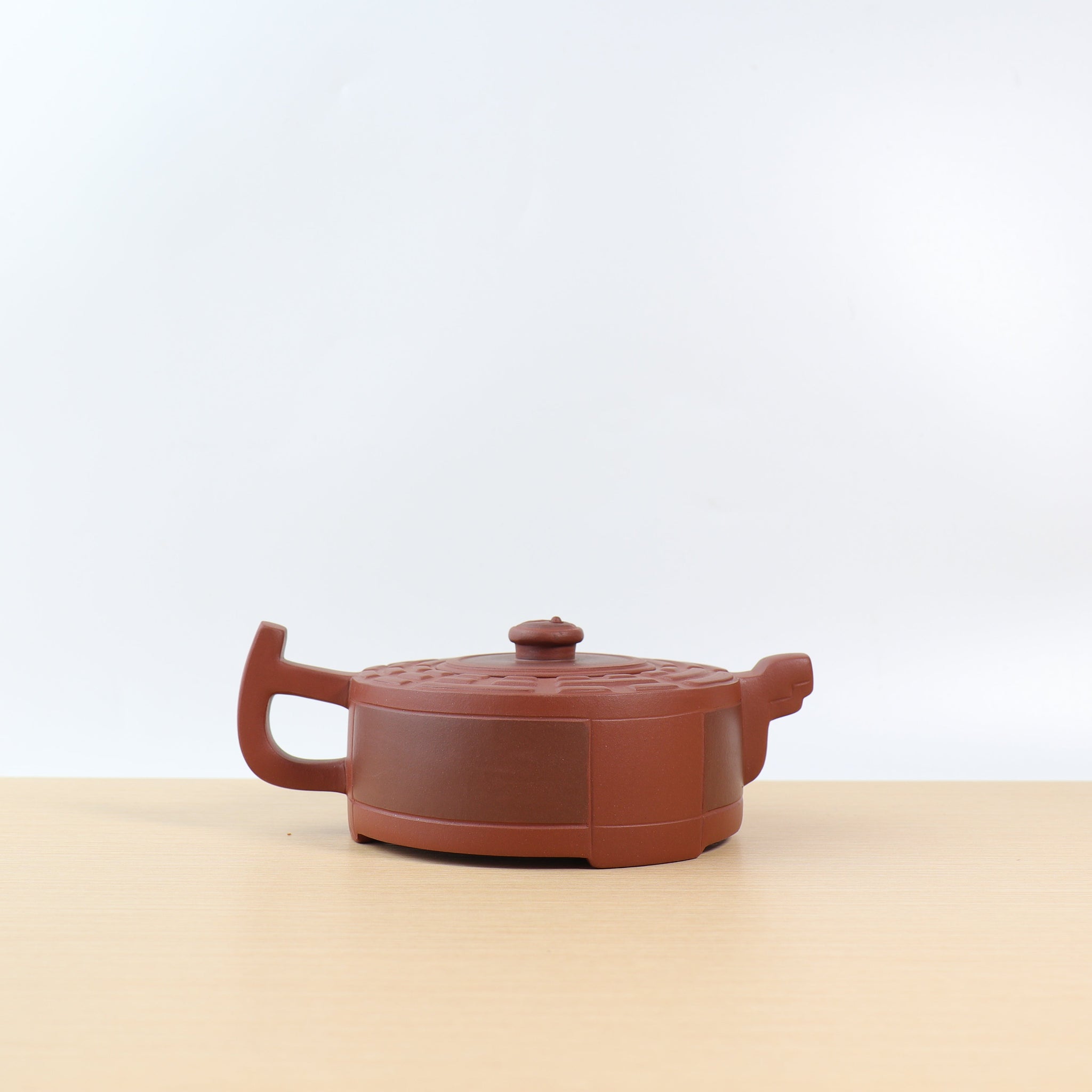 *Autumn Reward｜Buy one get five free* [Bagua] Clear cement carved purple sand teapot