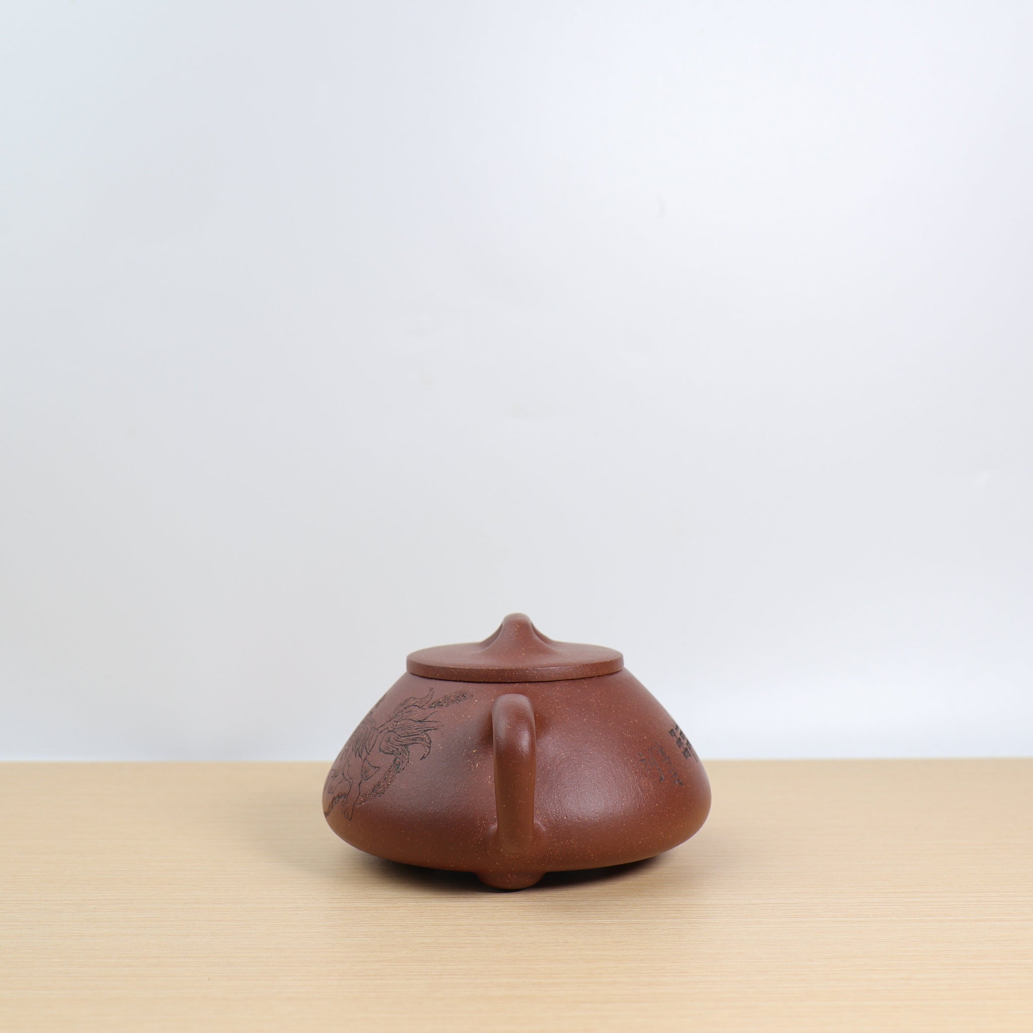 *Autumn Reward｜Buy one, get five free* [Auspicious] Purple clay teapot with green bottom groove