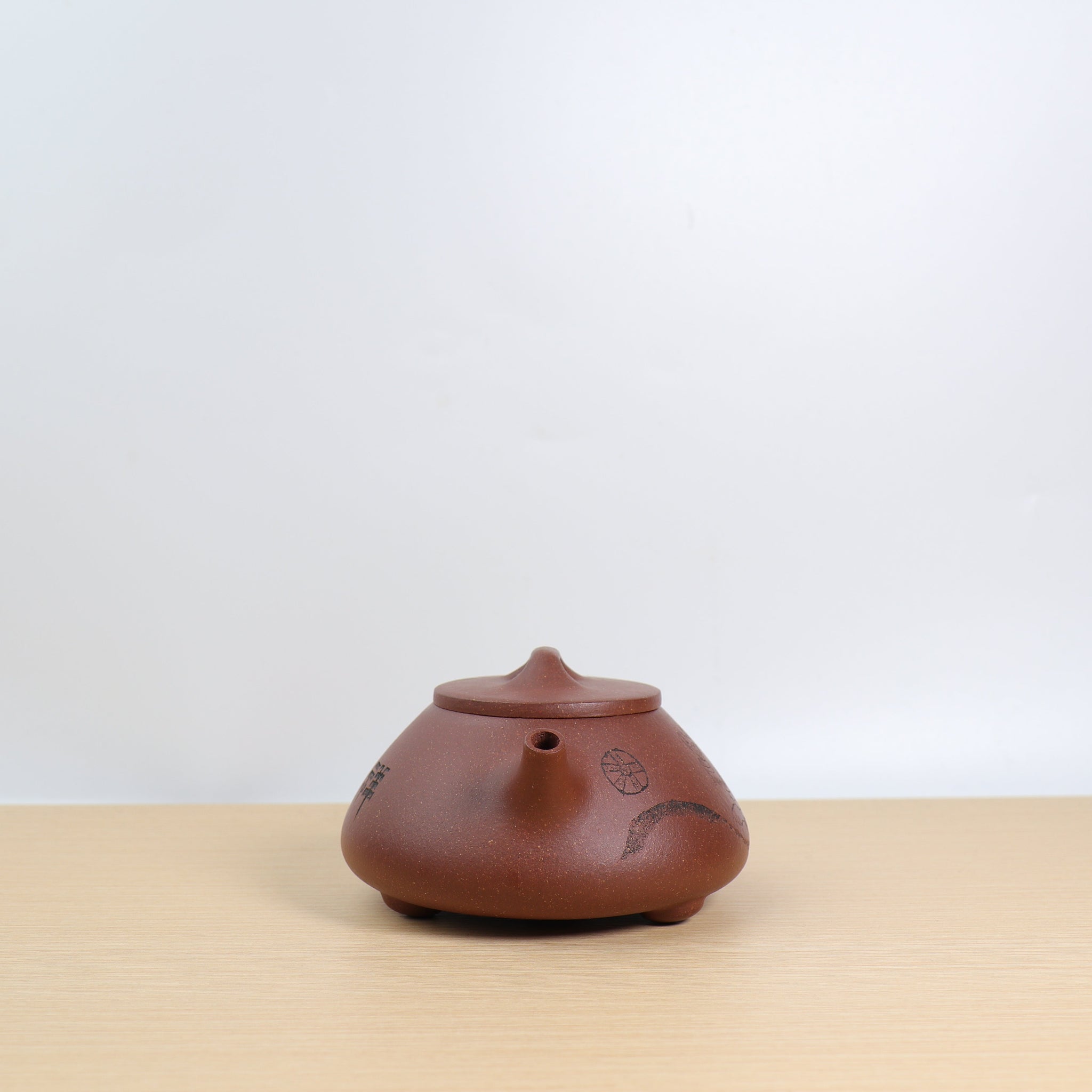 *Autumn Reward｜Buy one, get five free* [Auspicious] Purple clay teapot with green bottom groove