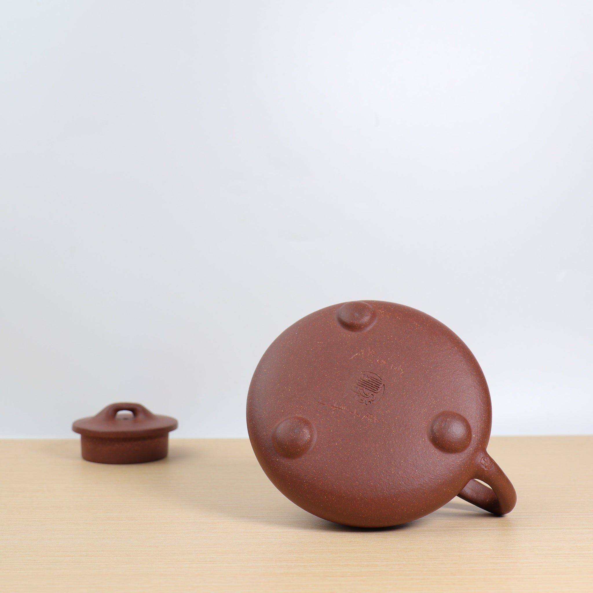 *Autumn Reward｜Buy one, get five free* [Auspicious] Purple clay teapot with green bottom groove