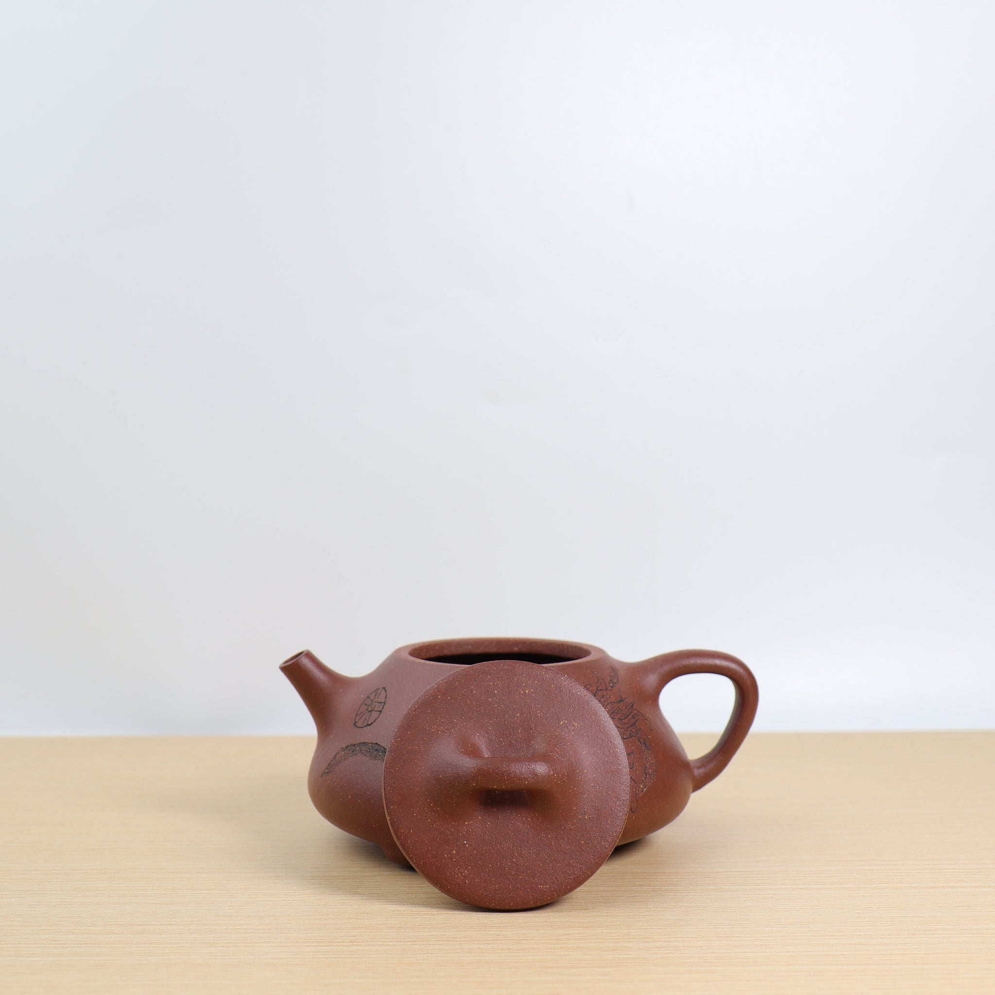 *Autumn Reward｜Buy one, get five free* [Auspicious] Purple clay teapot with green bottom groove