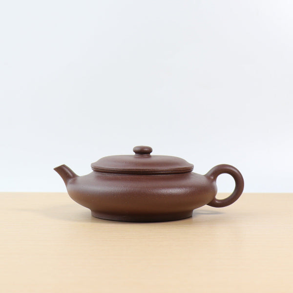 （已售出）*葉鴻鈞弟子**新品*【大彬虛扁】全手工原礦紫泥摹古紫砂茶壺