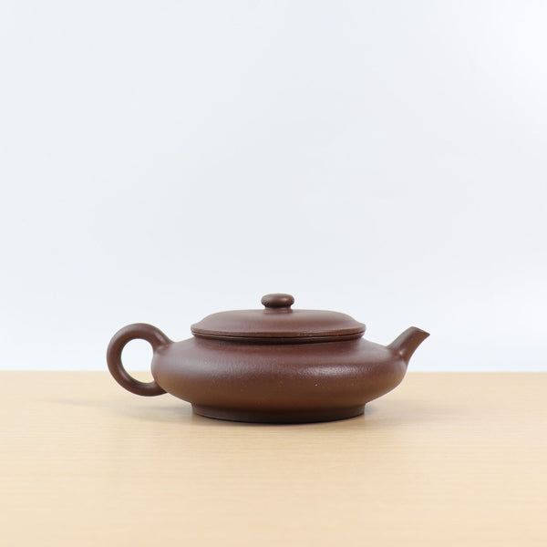 （已售出）*葉鴻鈞弟子**新品*【大彬虛扁】全手工原礦紫泥摹古紫砂茶壺