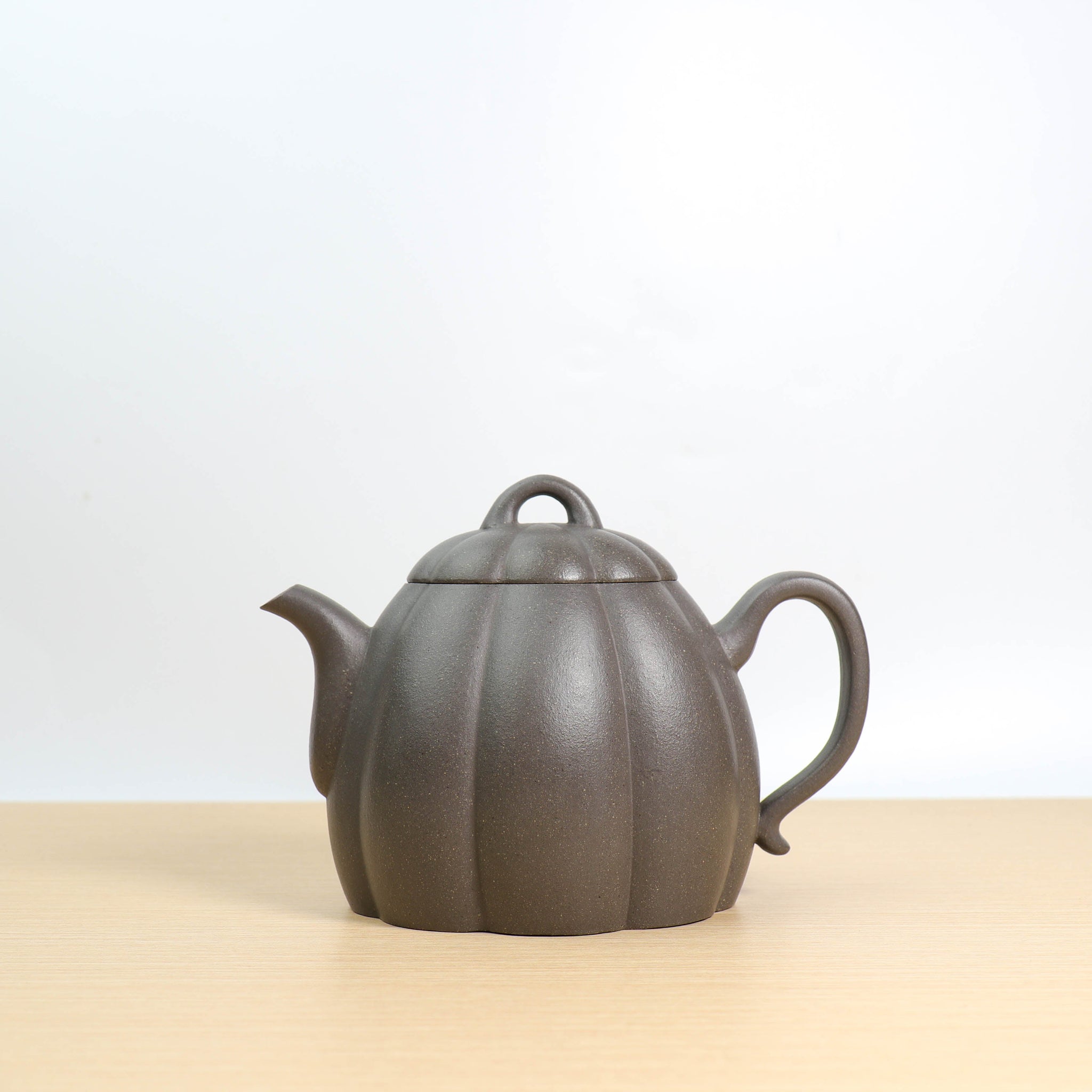 *Autumn Reward｜Buy one, get three free* [Qin Quan with Ribbed Patterns] Green Gray Segment Mud Purple Clay Teapot