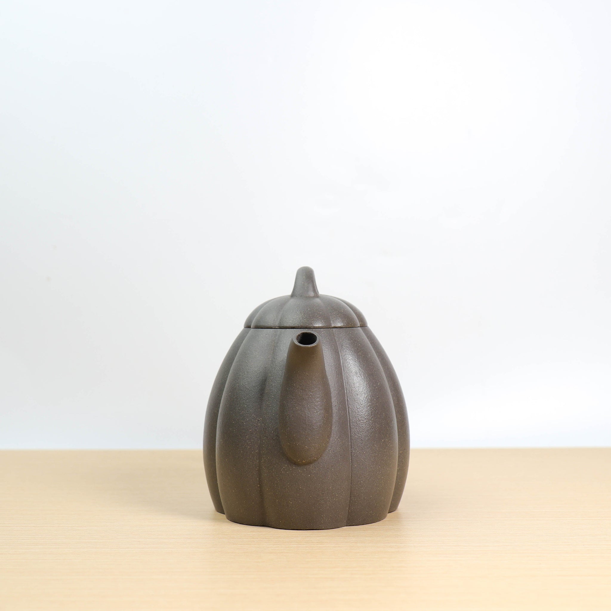 *Autumn Reward｜Buy one, get three free* [Qin Quan with Ribbed Patterns] Green Gray Segment Mud Purple Clay Teapot