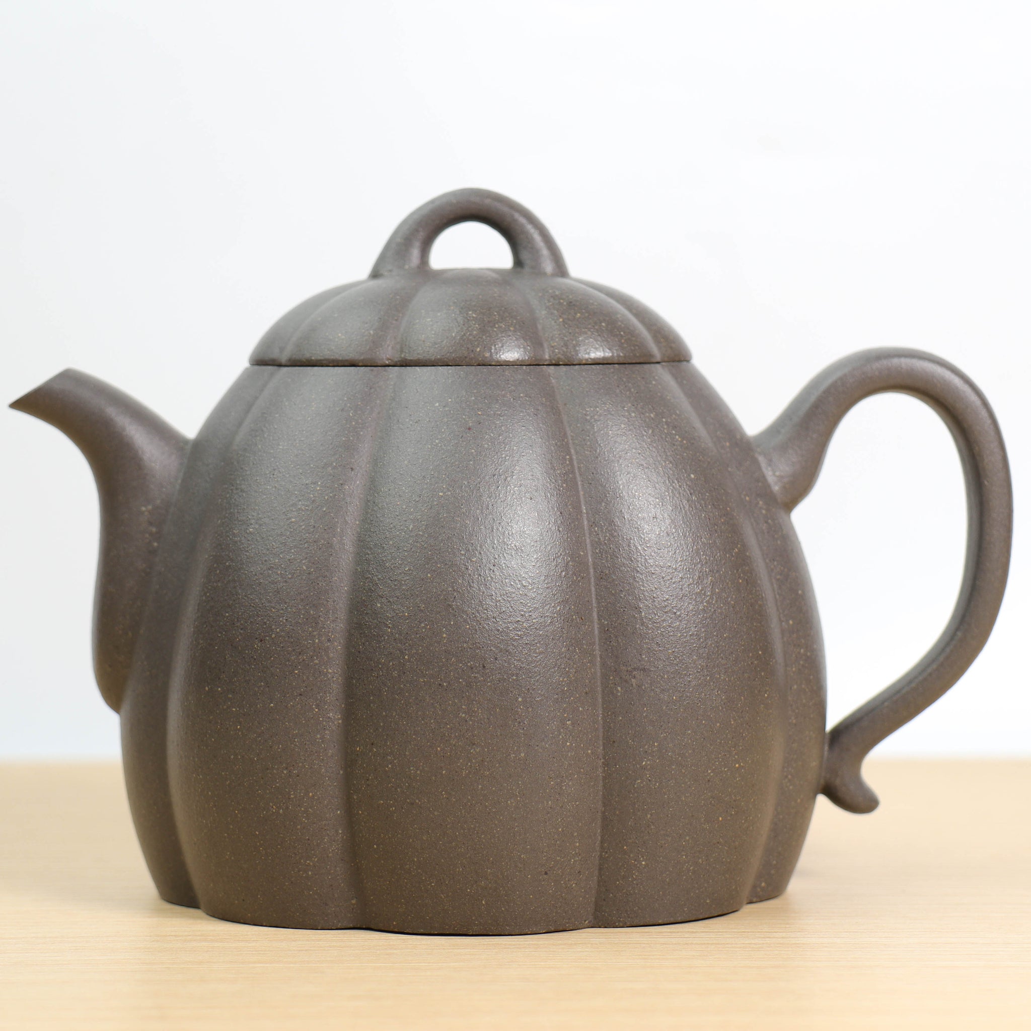 *Autumn Reward｜Buy one, get three free* [Qin Quan with Ribbed Patterns] Green Gray Segment Mud Purple Clay Teapot