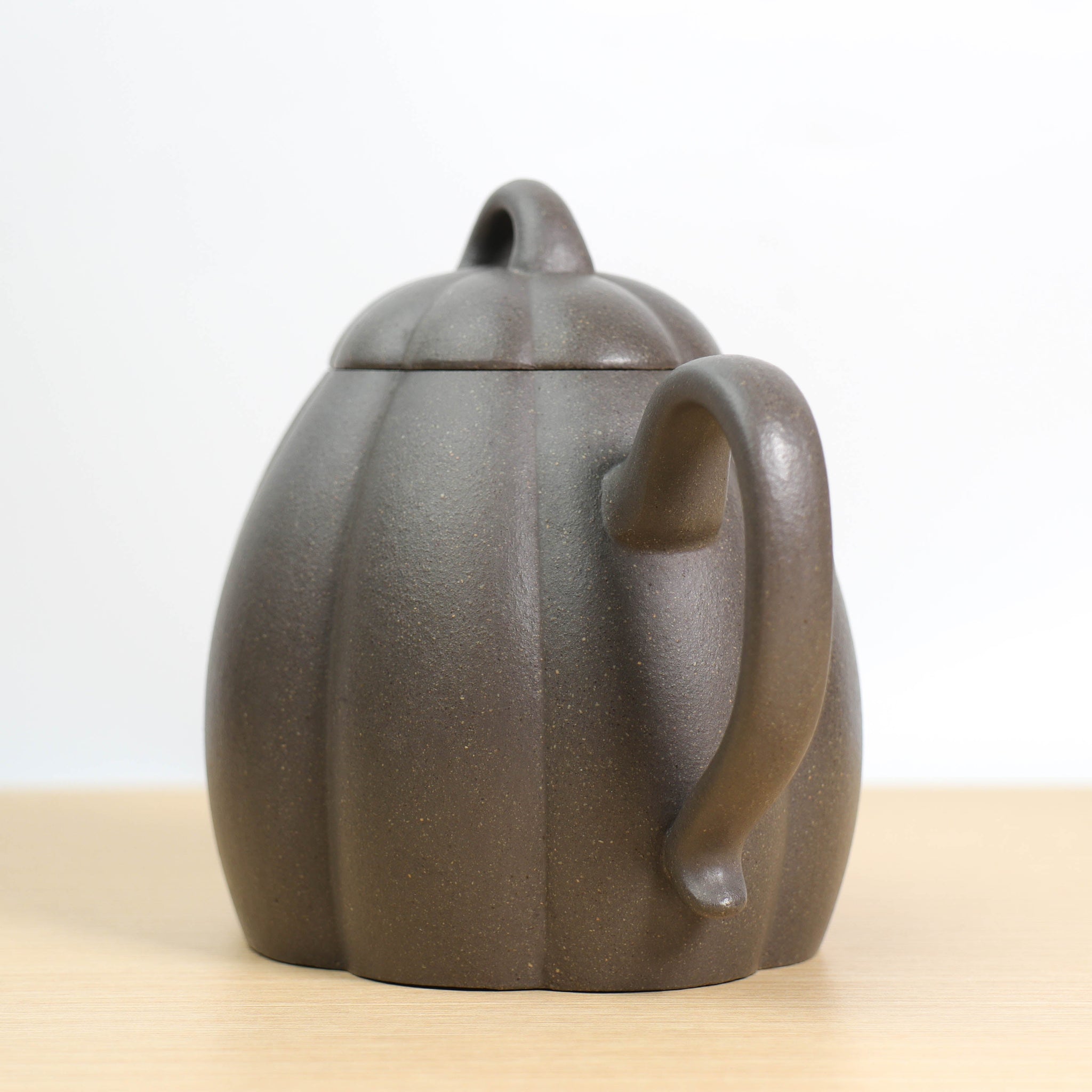 *Autumn Reward｜Buy one, get three free* [Qin Quan with Ribbed Patterns] Green Gray Segment Mud Purple Clay Teapot