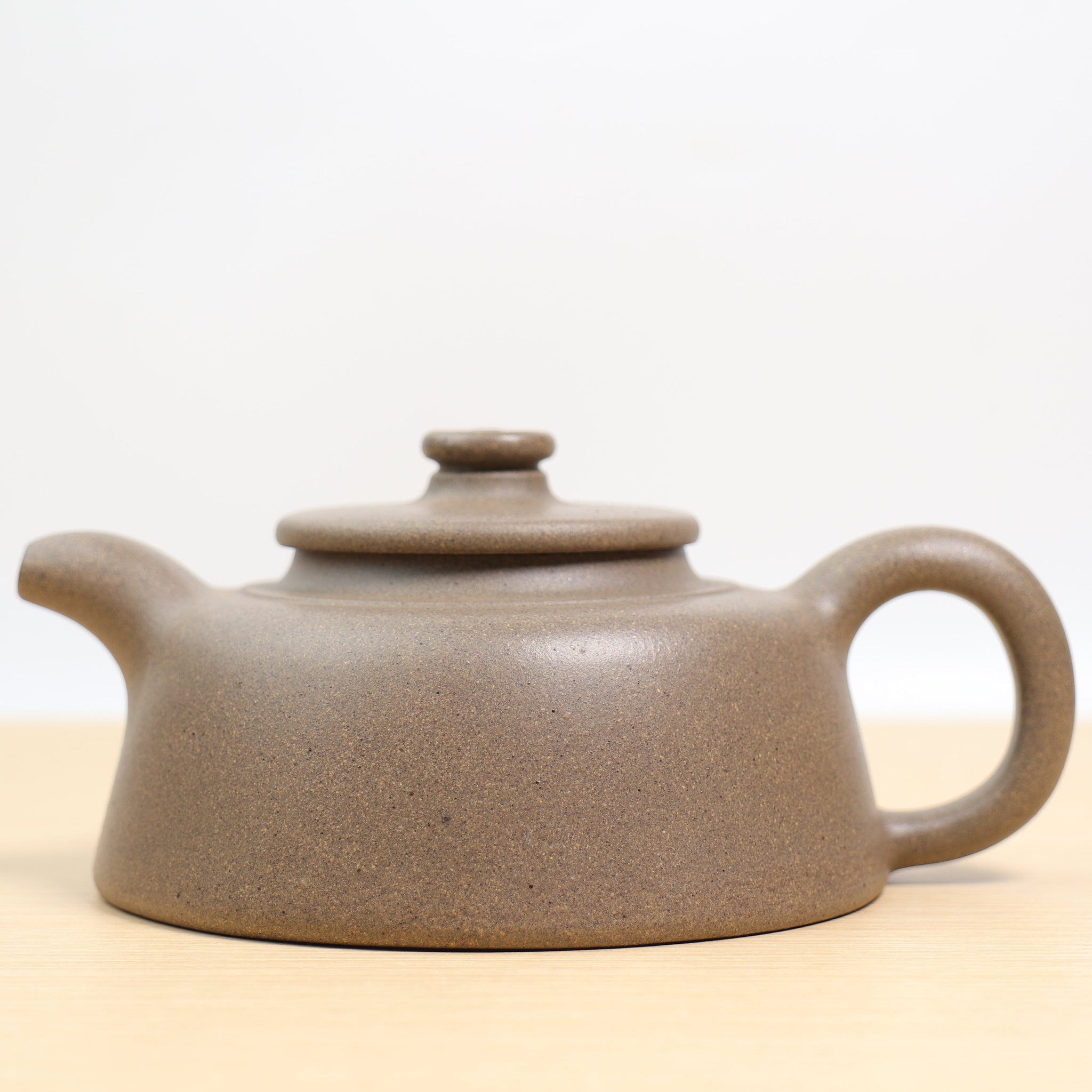 *Autumn Reward｜Buy one and get three free* [Flat Covered Jade Wall] Qingduan Mud Purple Clay Teapot