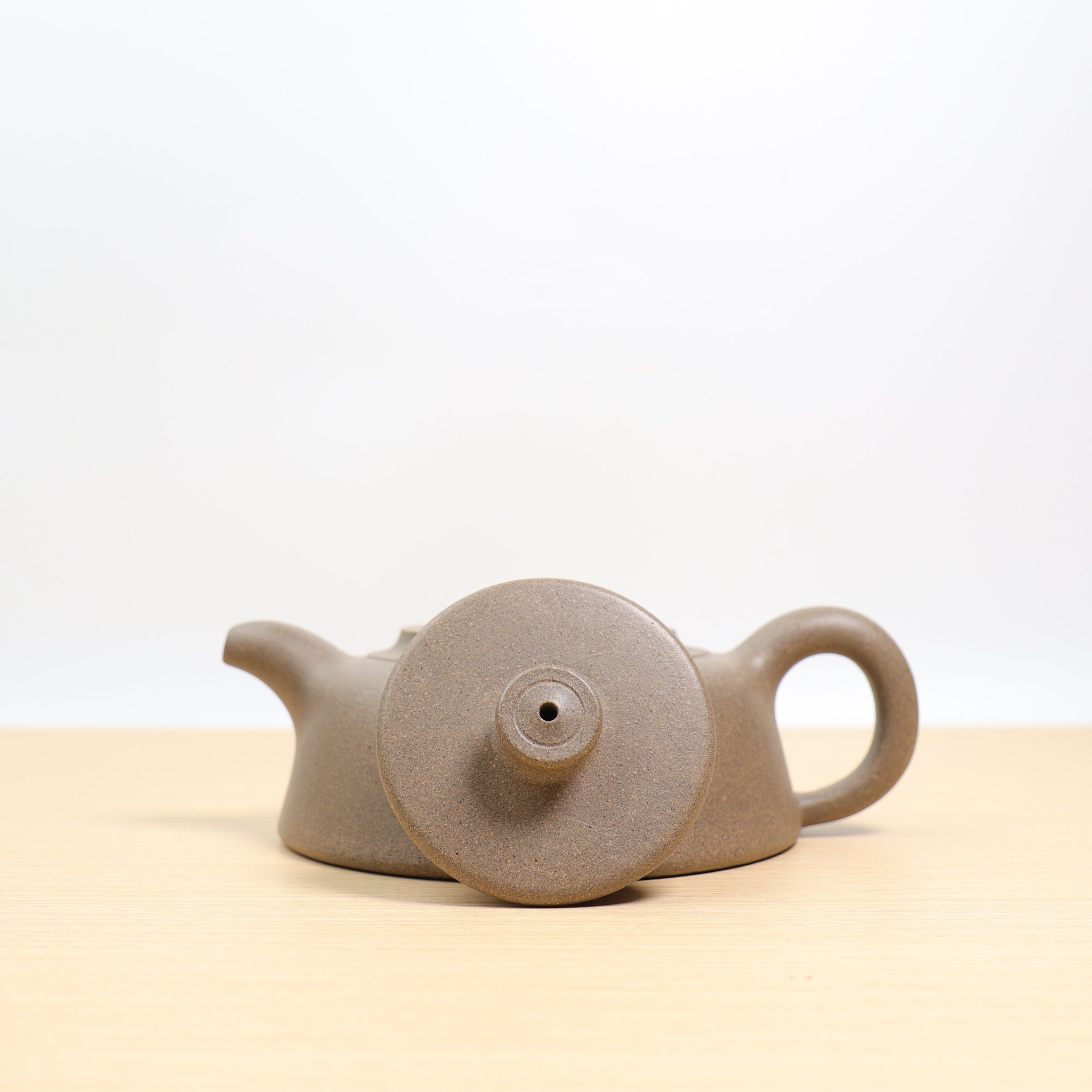 *Autumn Reward｜Buy one and get three free* [Flat Covered Jade Wall] Qingduan Mud Purple Clay Teapot