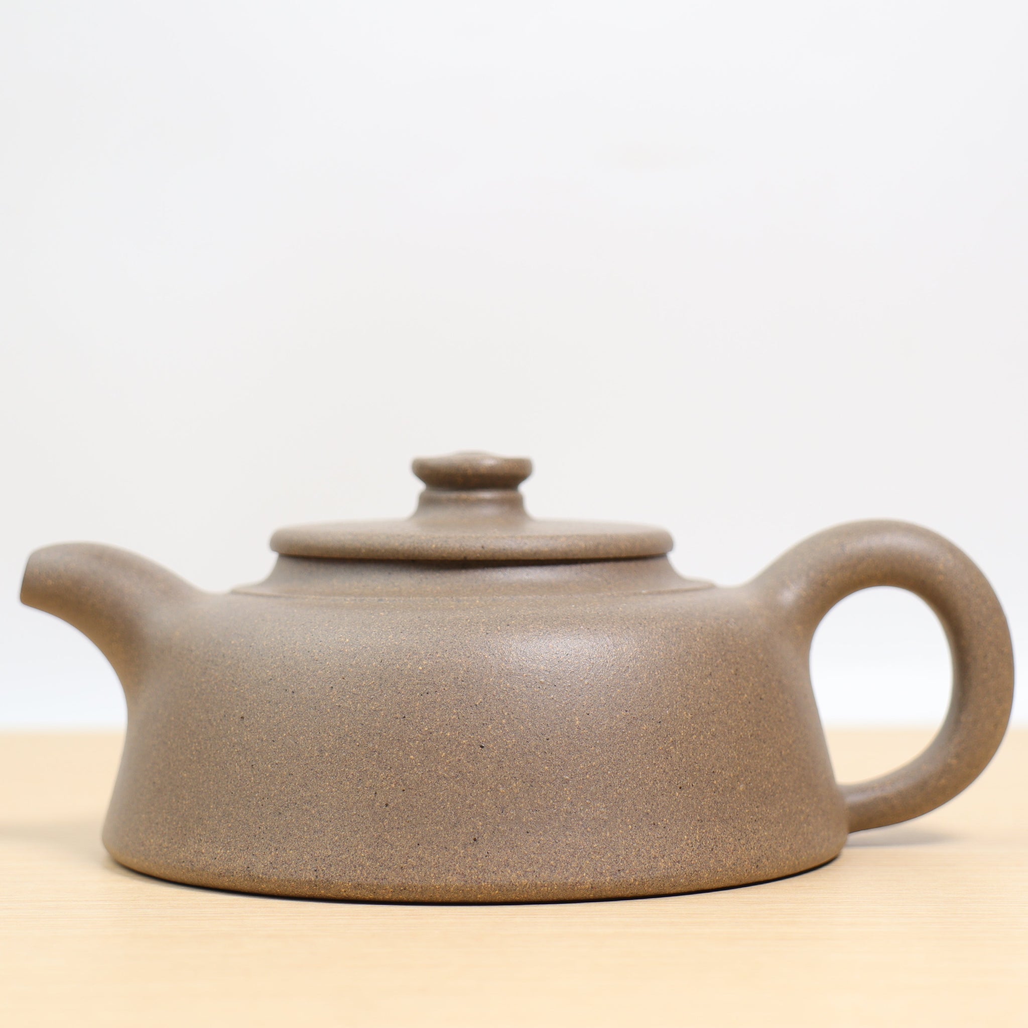 *Autumn Reward｜Buy one and get three free* [Flat Covered Jade Wall] Qingduan Mud Purple Clay Teapot