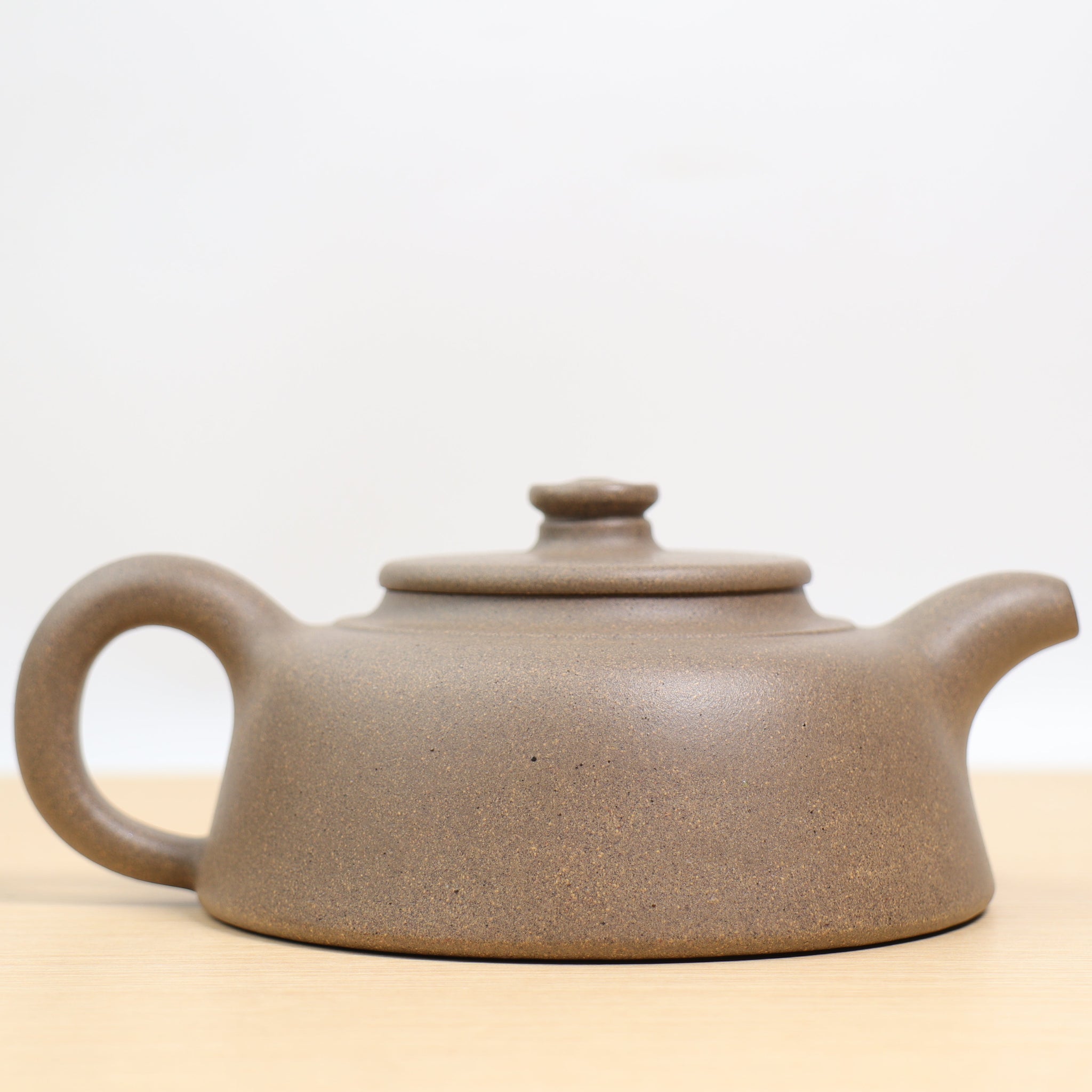 *Autumn Reward｜Buy one and get three free* [Flat Covered Jade Wall] Qingduan Mud Purple Clay Teapot