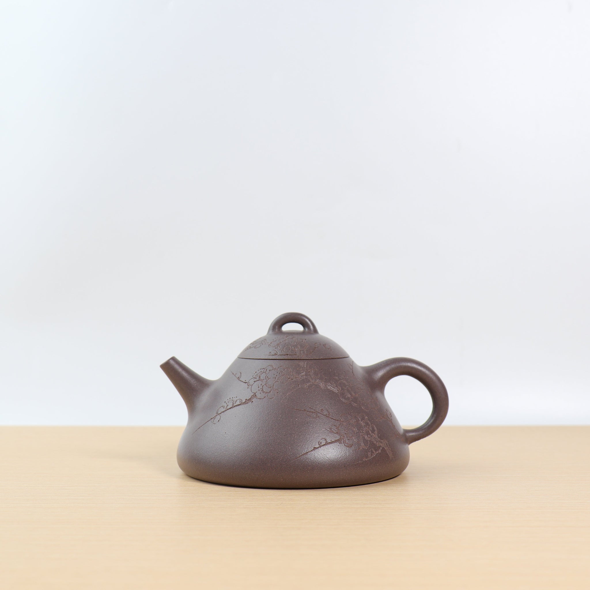 *Autumn reward｜Buy one and get five free* [Like a scoop] Fully handmade raw ore blue ash clay purple clay teapot (lid slightly defective)