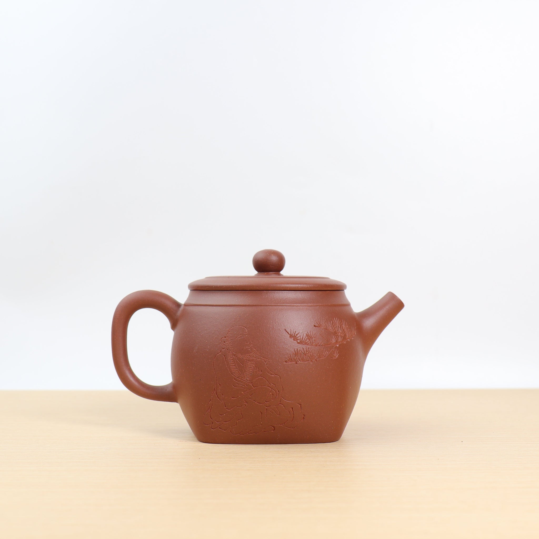 *Autumn Reward｜Buy one get five free* [Fangyuan] Fully handmade purple clay calligraphy purple sand teapot