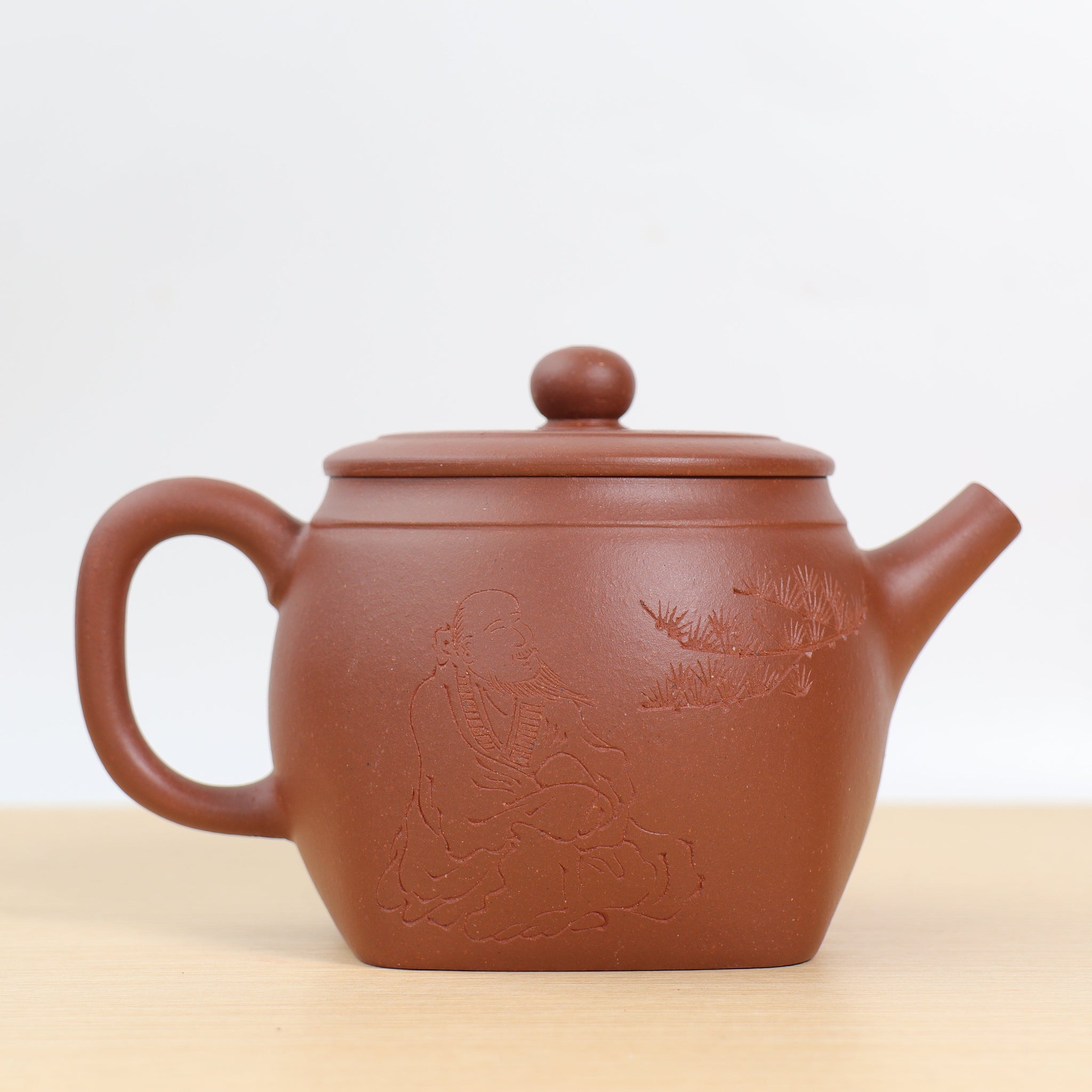 *Autumn Reward｜Buy one get five free* [Fangyuan] Fully handmade purple clay calligraphy purple sand teapot