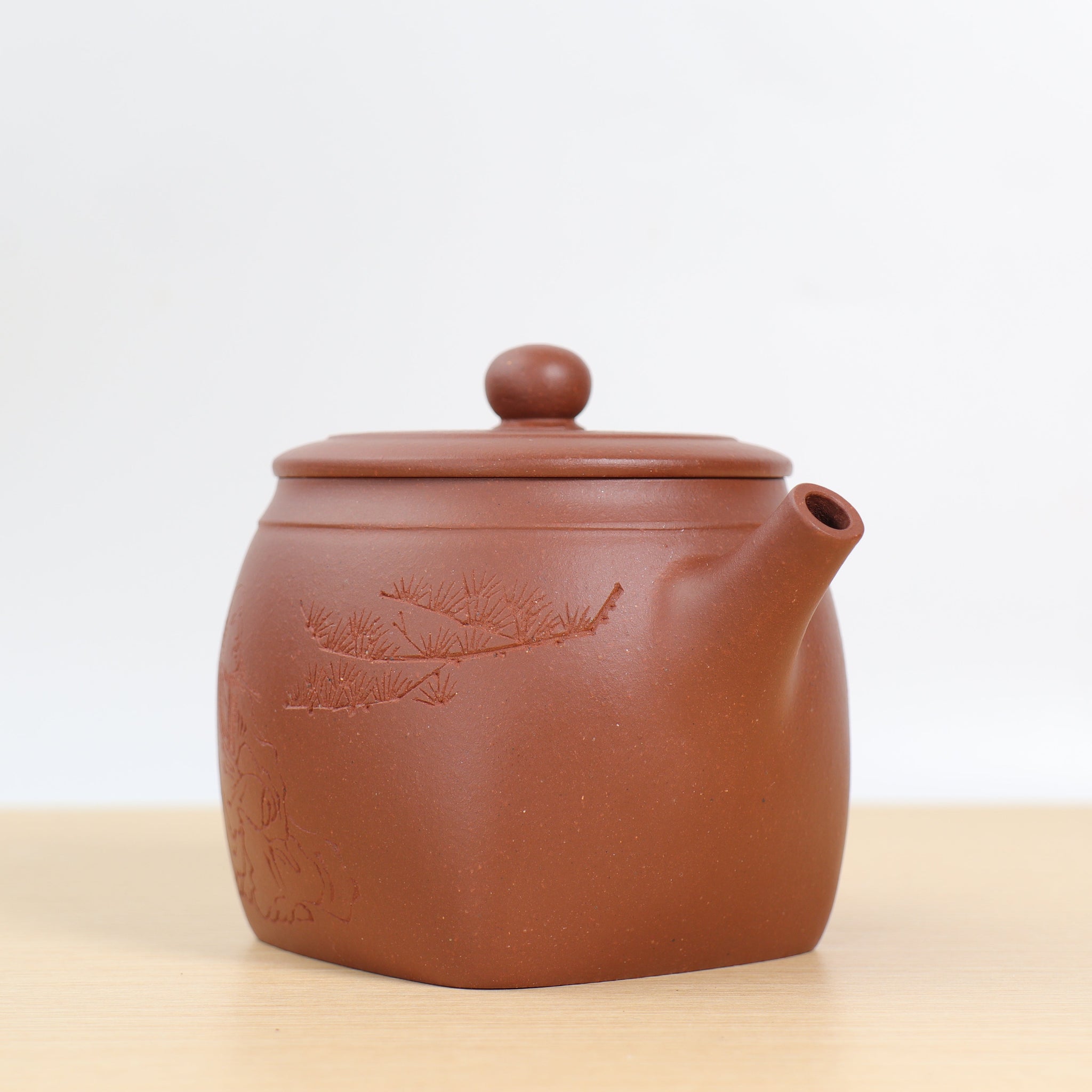 *Autumn Reward｜Buy one get five free* [Fangyuan] Fully handmade purple clay calligraphy purple sand teapot