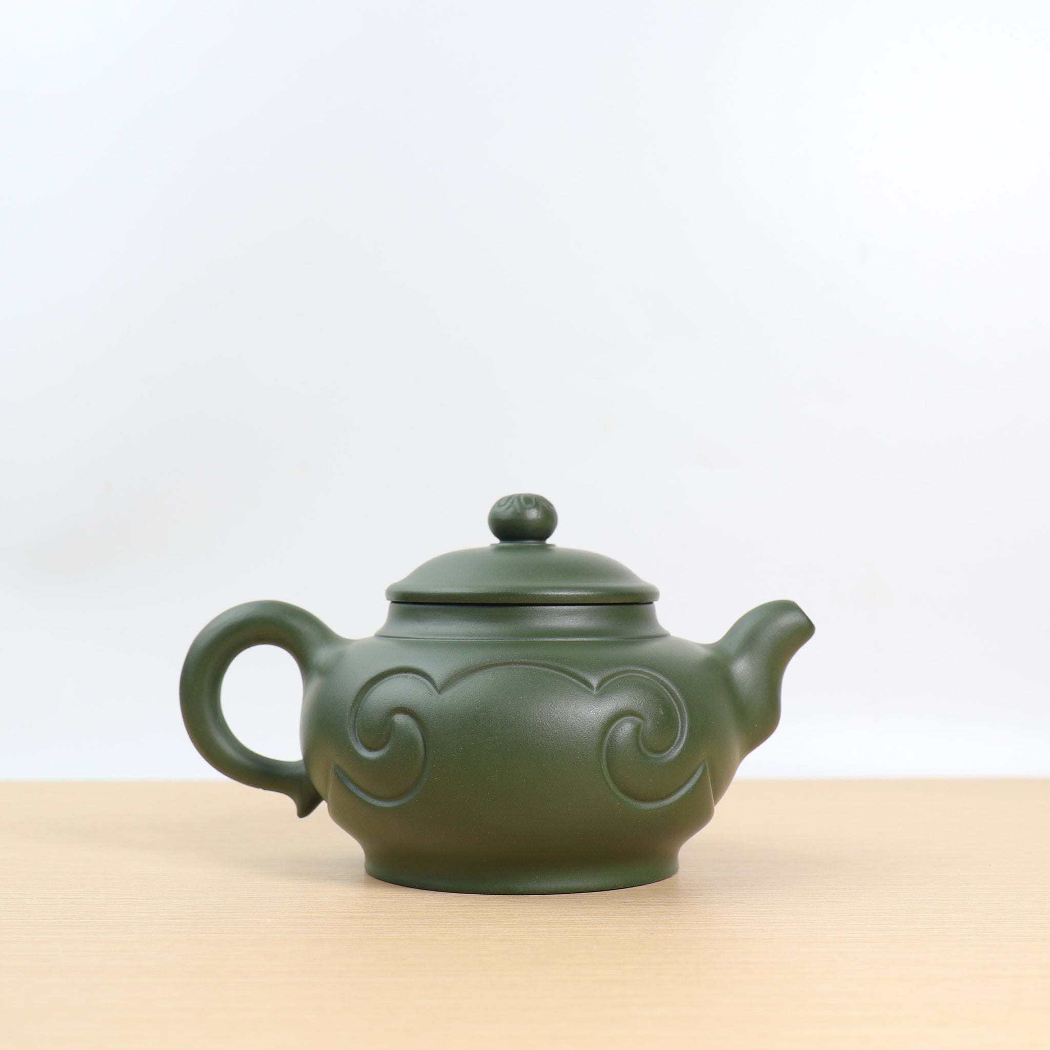 *Autumn Reward｜Buy one get five free* [Han Yun Ruyi] Fully handmade green clay and purple sand teapot