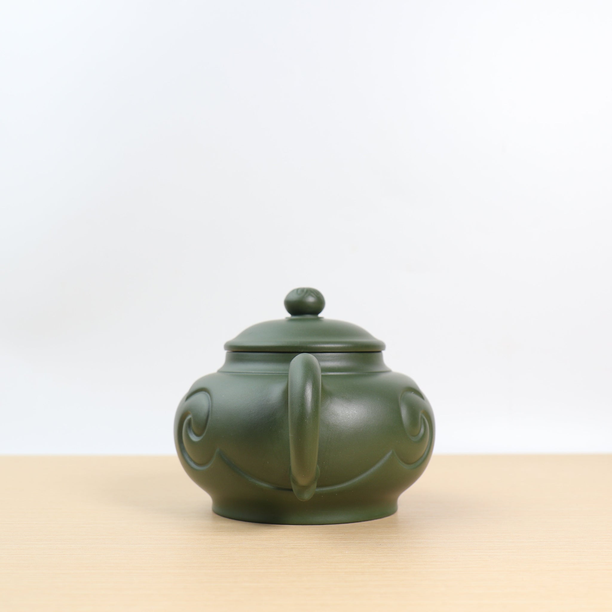 *Autumn Reward｜Buy one get five free* [Han Yun Ruyi] Fully handmade green clay and purple sand teapot