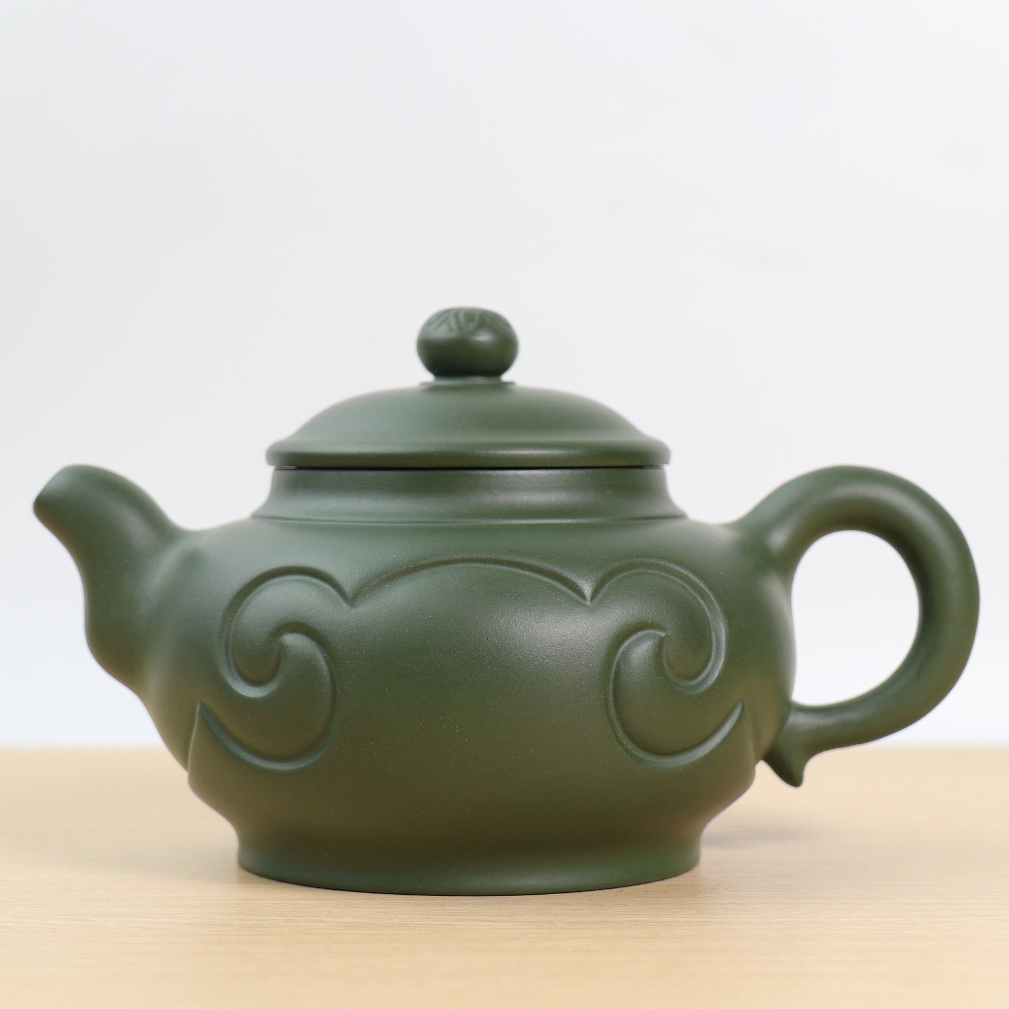 *Autumn Reward｜Buy one get five free* [Han Yun Ruyi] Fully handmade green clay and purple sand teapot