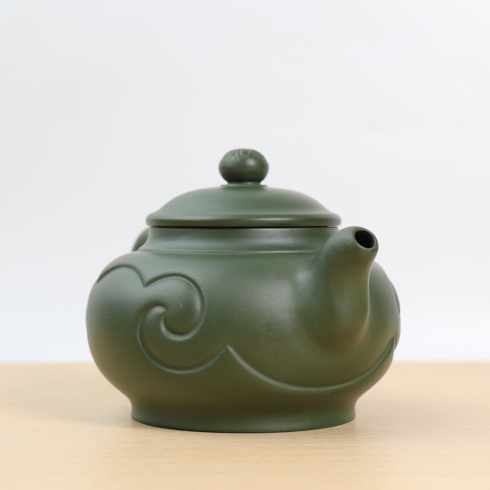 *Autumn Reward｜Buy one get five free* [Han Yun Ruyi] Fully handmade green clay and purple sand teapot