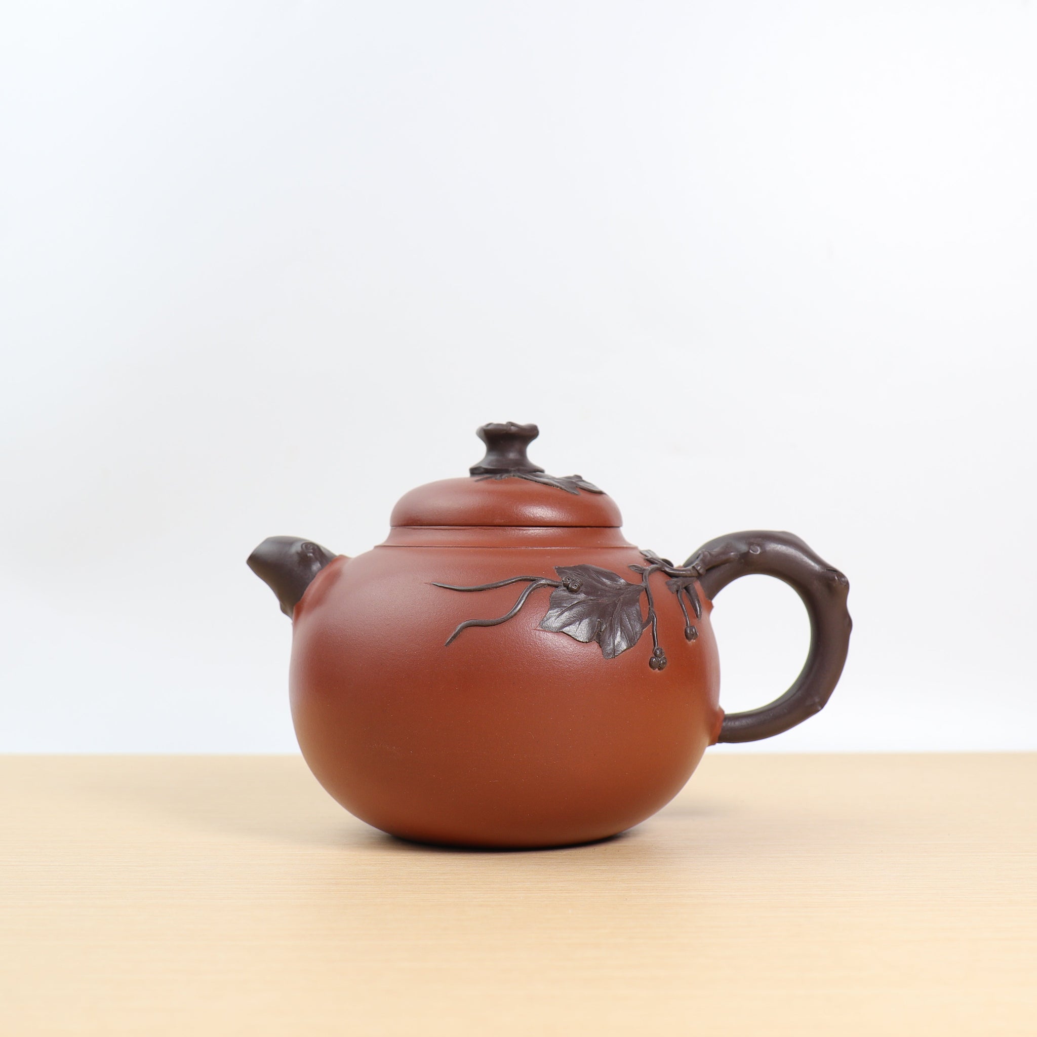 *Autumn Reward｜Buy one, get five free* [Shuoguo] Fully handmade purple sand teapot with red mud decals