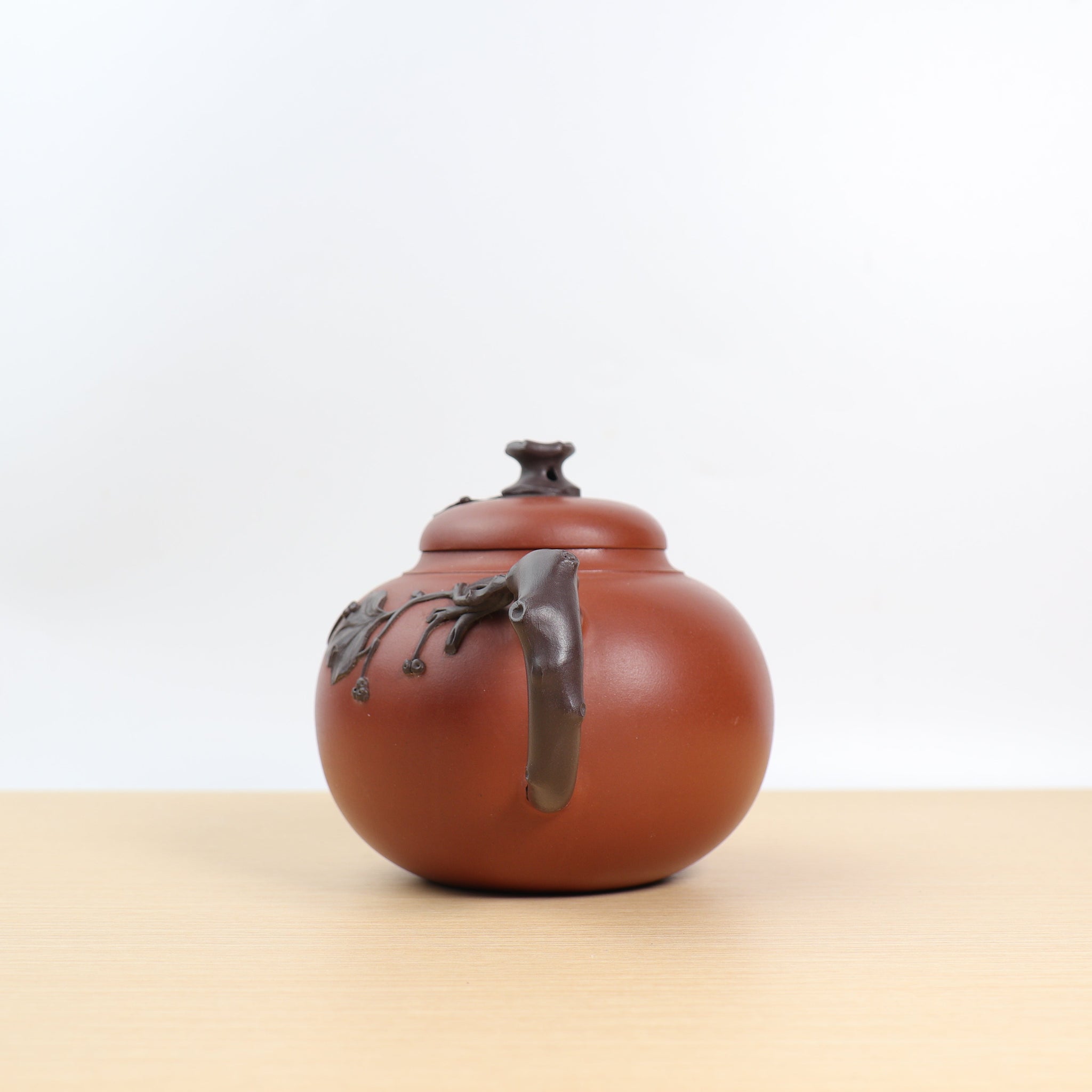 *Autumn Reward｜Buy one, get five free* [Shuoguo] Fully handmade purple sand teapot with red mud decals