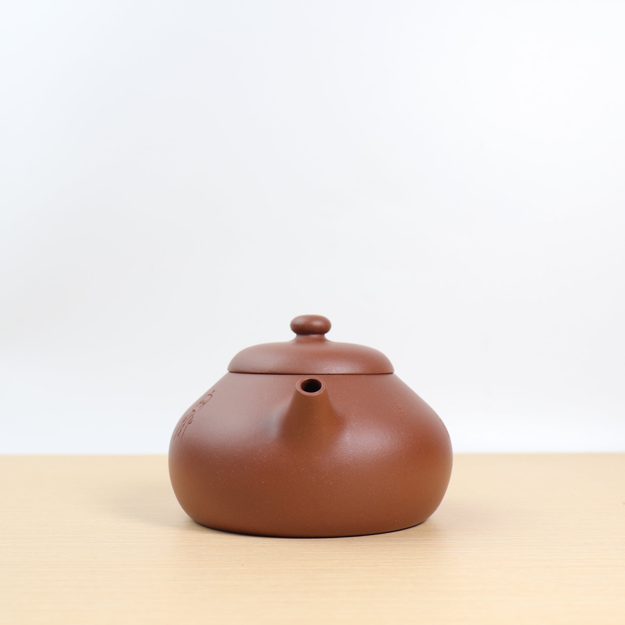 *Autumn Reward｜Buy one get five free* [Hanquan] Fully handmade purple sand teapot carved with red clay