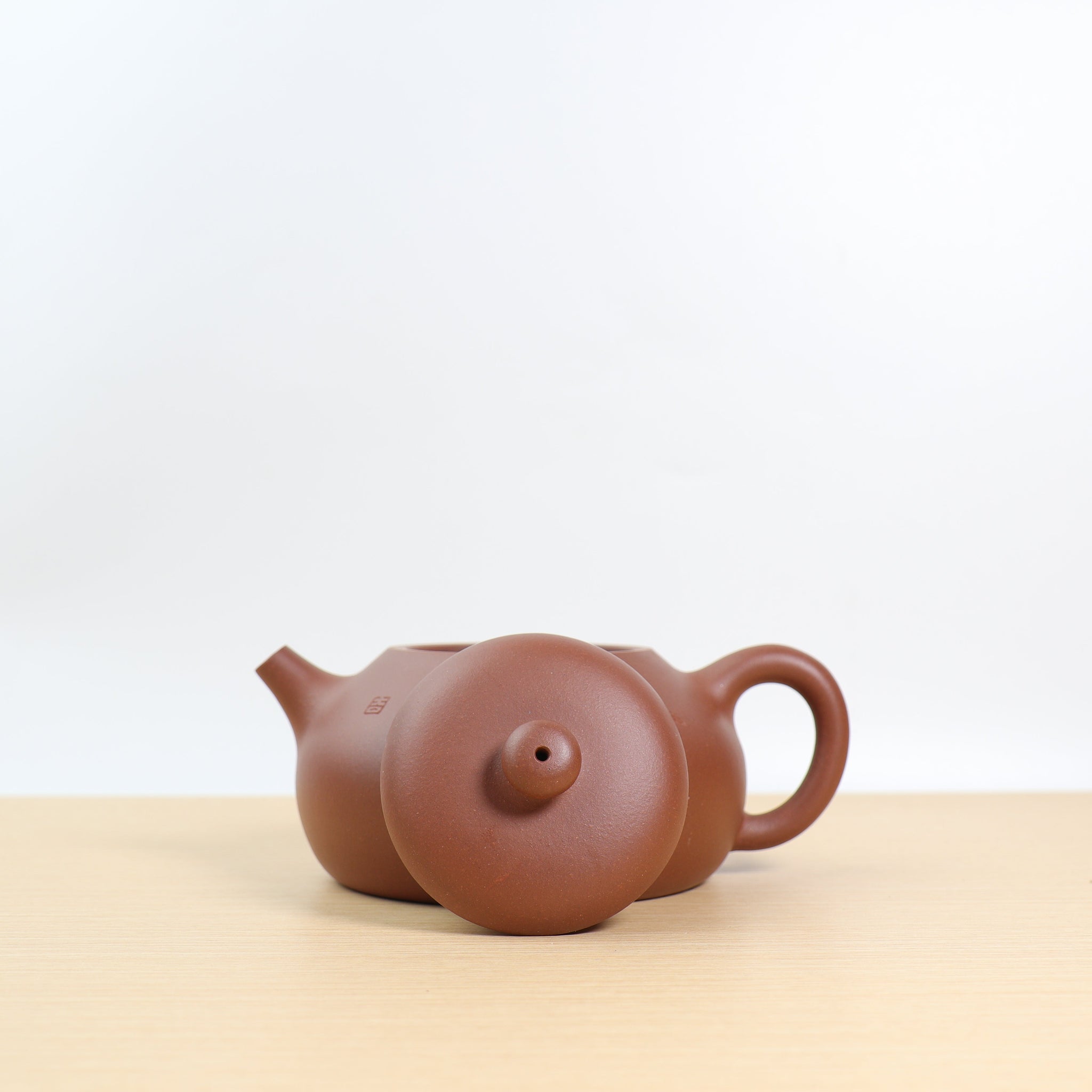 *Autumn Reward｜Buy one get five free* [Hanquan] Fully handmade purple sand teapot carved with red clay