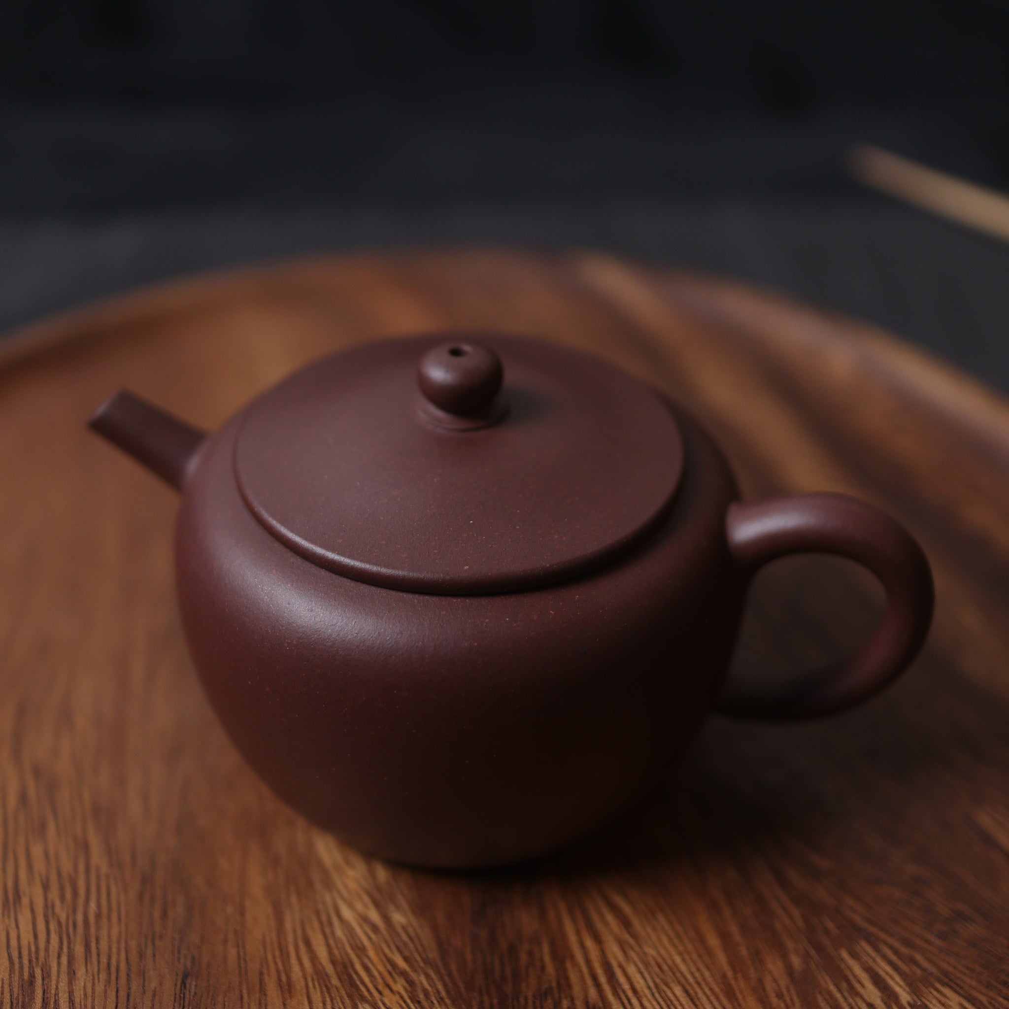 *New Product* [Apple Pot] Handmade Original Mineral Purple Clay Teapot