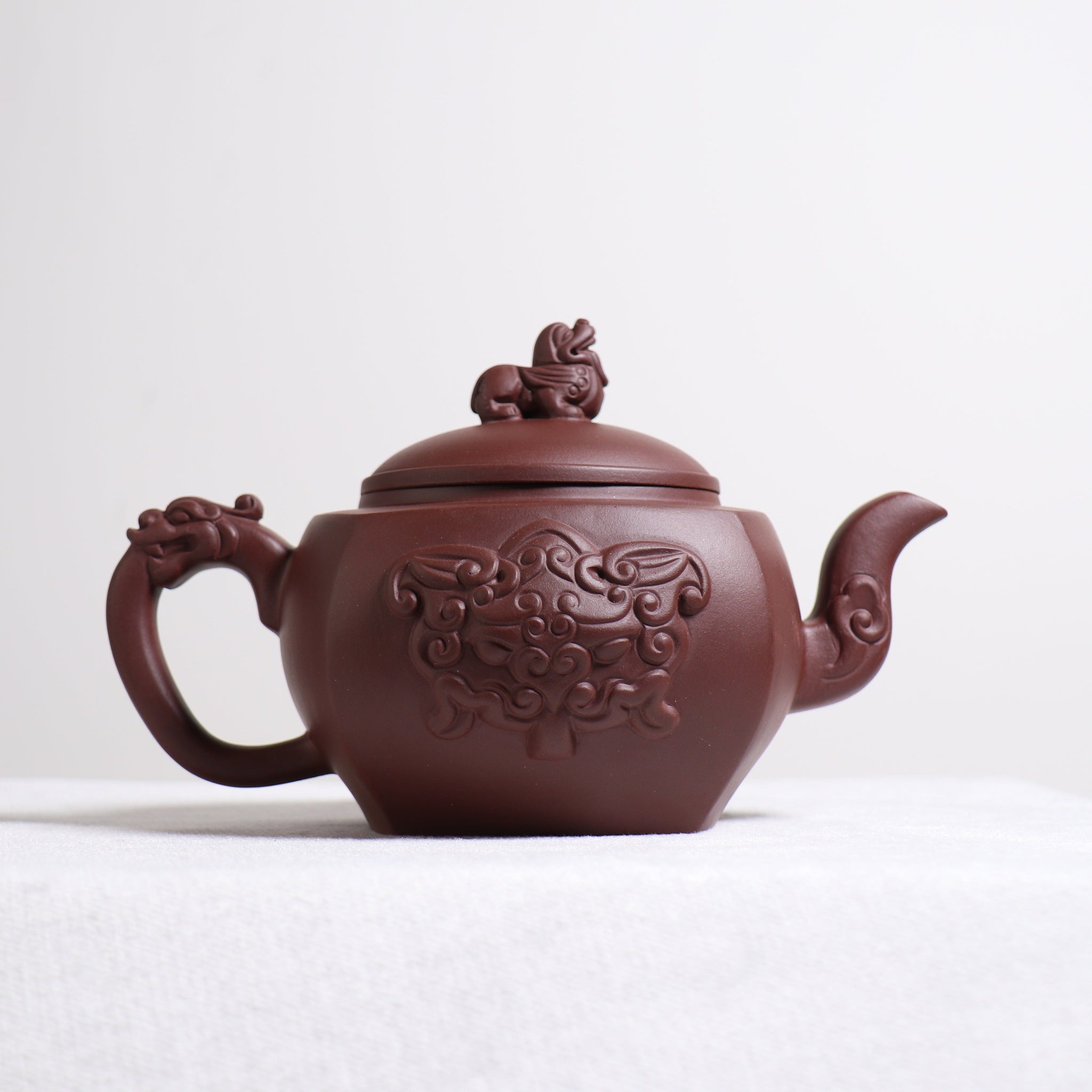 *Autumn Reward｜Buy one get three free*【Sifang Longzun】Original Mineral Purple Clay Teapot