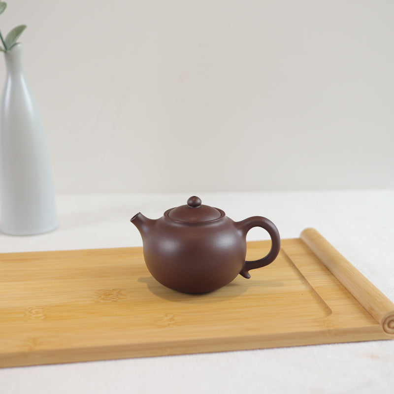 *夏日優惠**吳雲峰弟子*【圓碩】全手工原礦紫泥紫砂茶壺