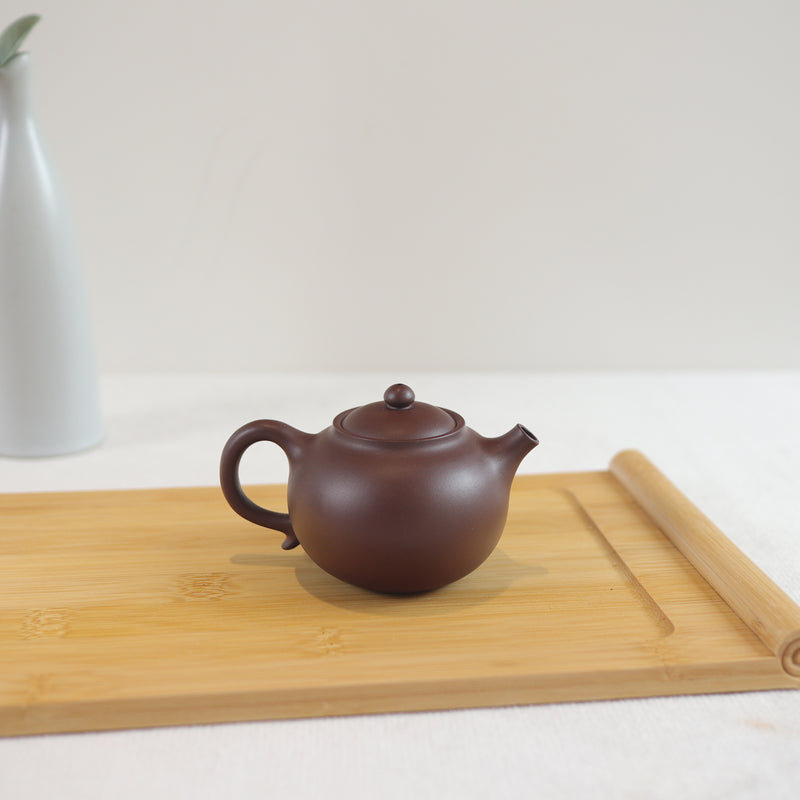 *夏日優惠**吳雲峰弟子*【圓碩】全手工原礦紫泥紫砂茶壺