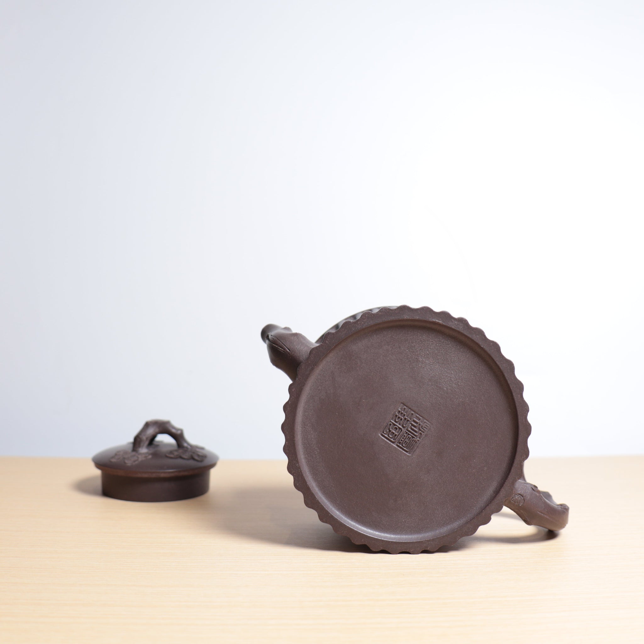 *Autumn reward｜Buy one get three free* [Sanyou Bamboo Segment] Fully handmade original mine old purple clay bamboo style purple sand teapot