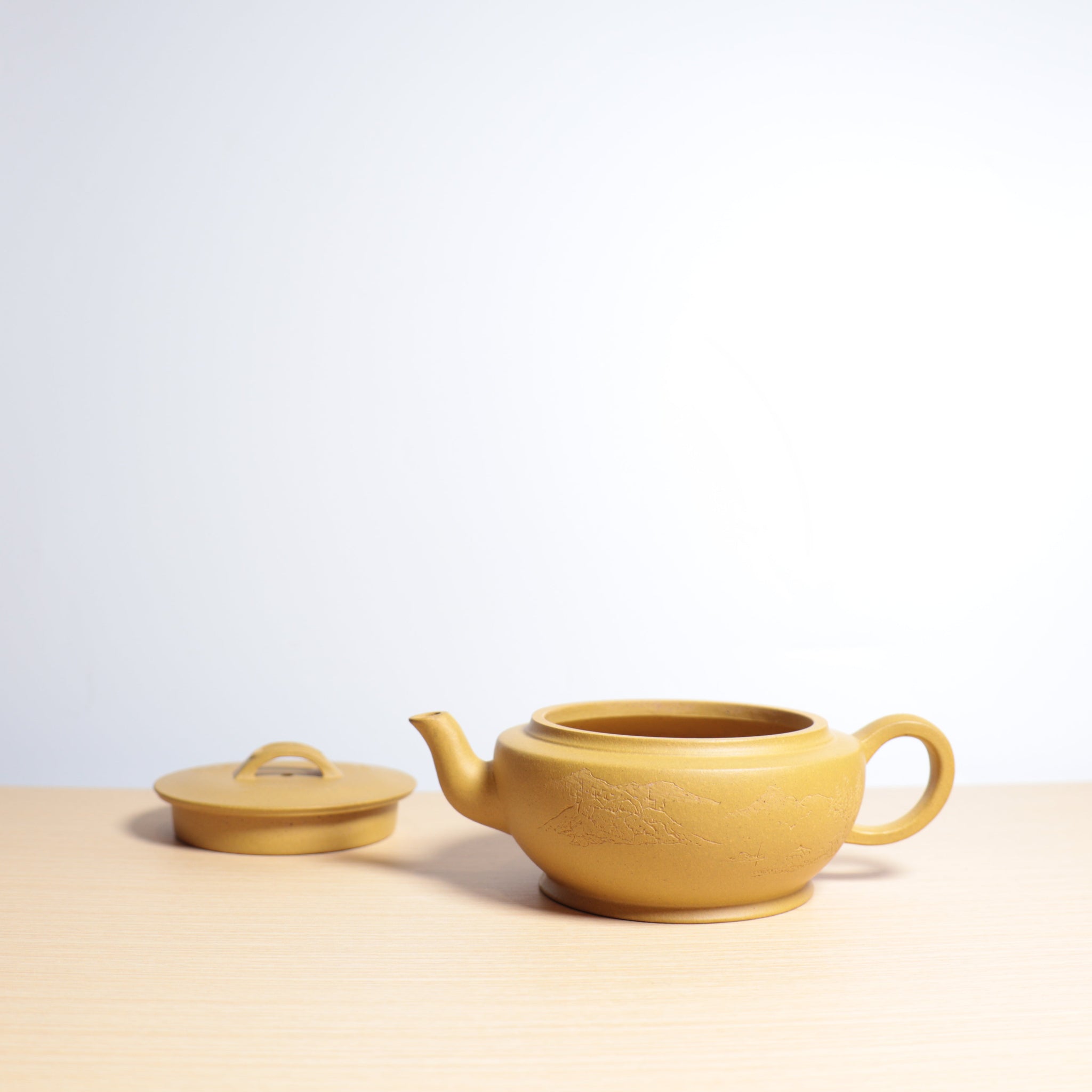 *Autumn Reward｜Buy one and get three free* [Dayun Hanwa] Raw ore golden section clay carved purple clay teapot