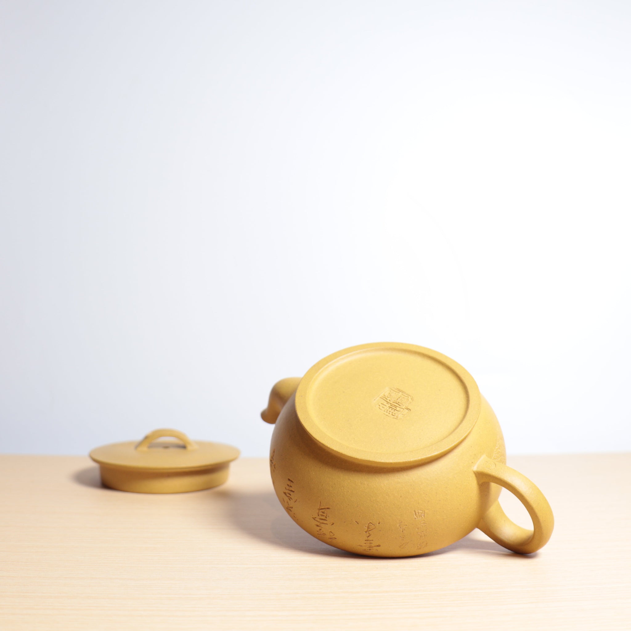 *Autumn Reward｜Buy one and get three free* [Dayun Hanwa] Raw ore golden section clay carved purple clay teapot