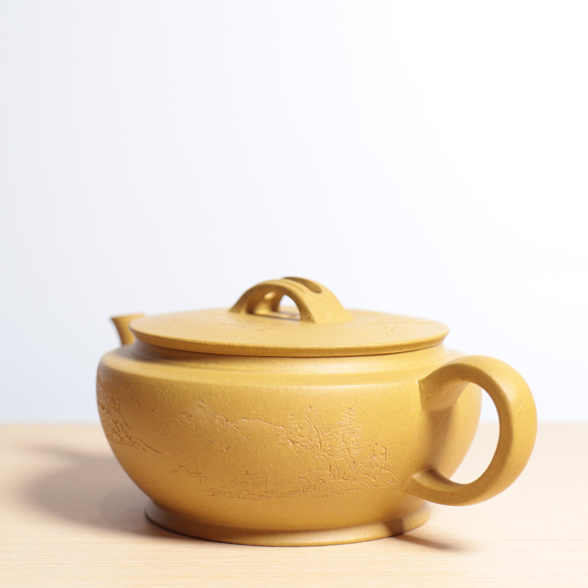 *Autumn Reward｜Buy one and get three free* [Dayun Hanwa] Raw ore golden section clay carved purple clay teapot