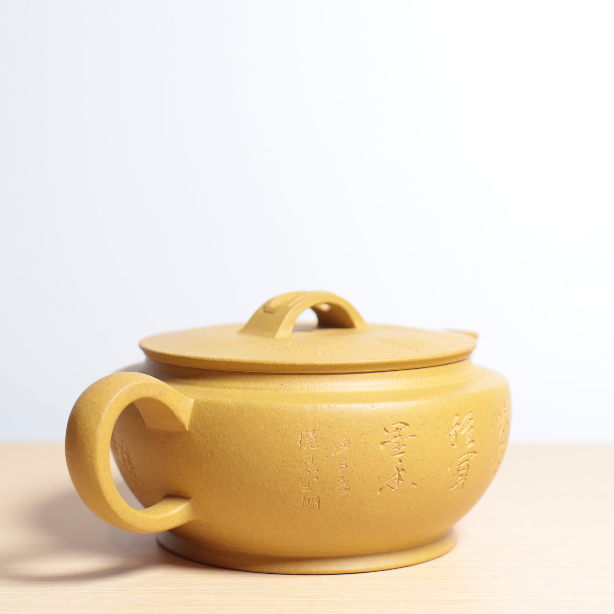 *Autumn Reward｜Buy one and get three free* [Dayun Hanwa] Raw ore golden section clay carved purple clay teapot